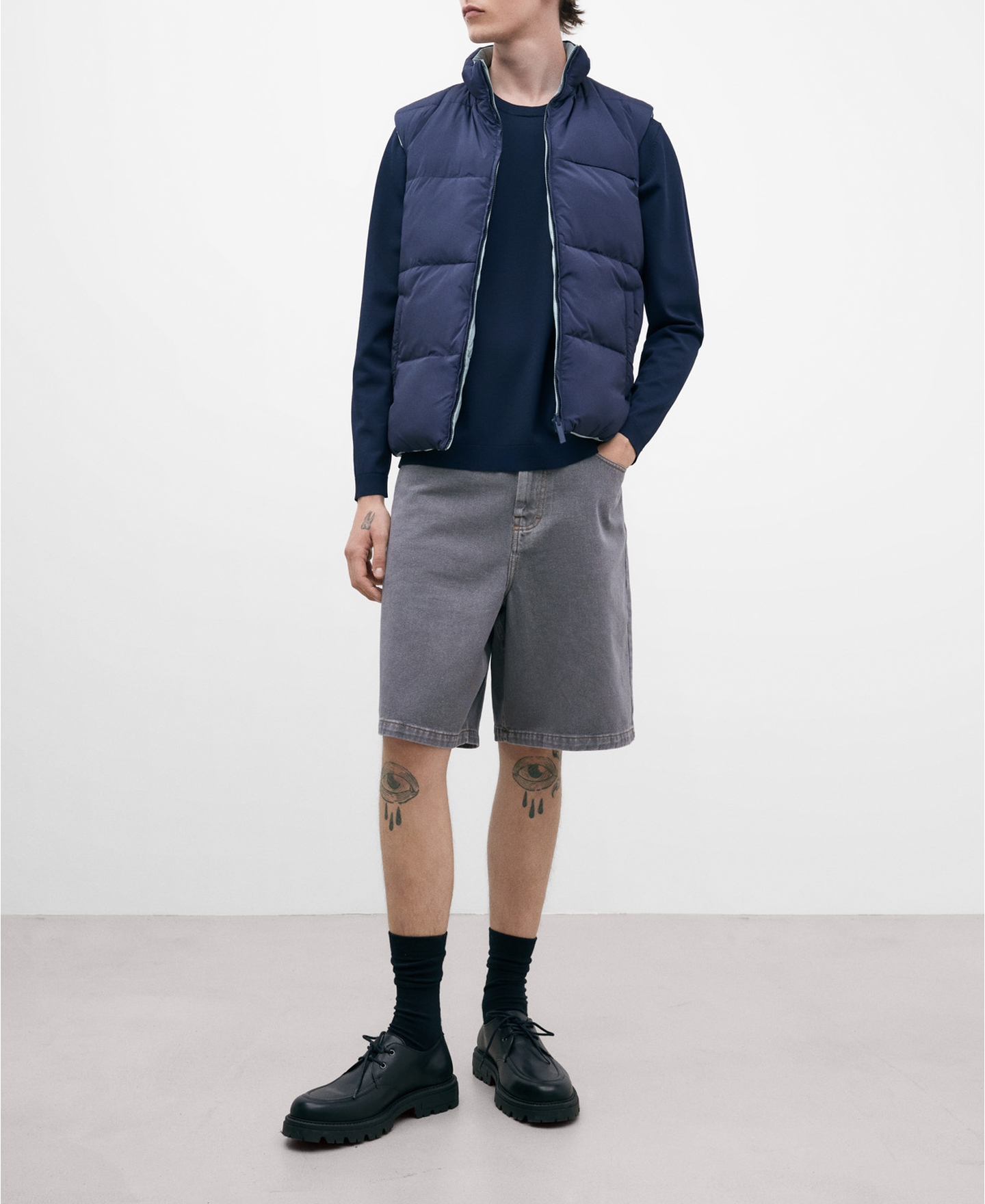 Reversible padded waistcoat image number 1