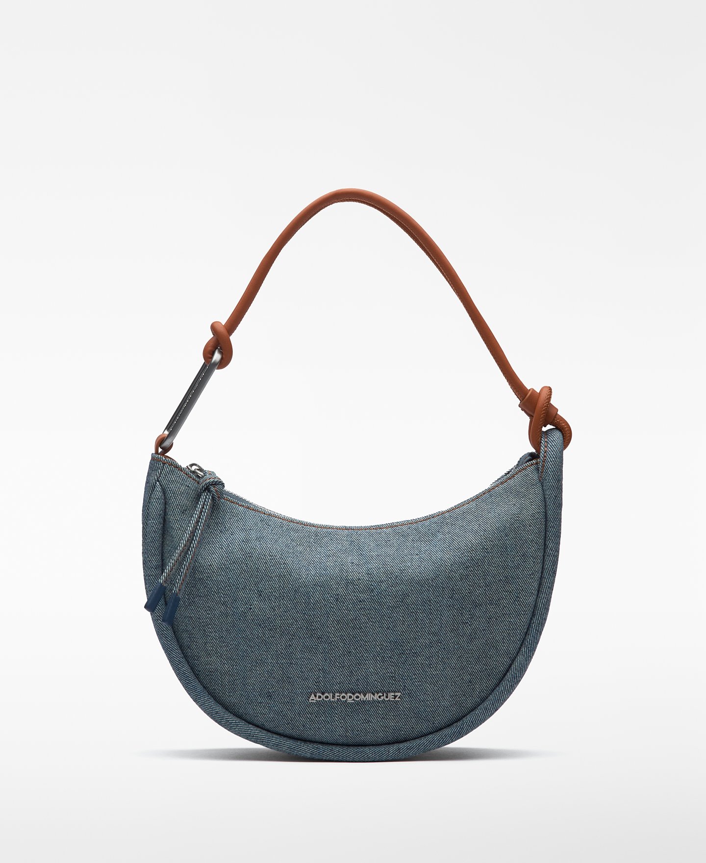 Luna denim shoulder bag woman image number 0