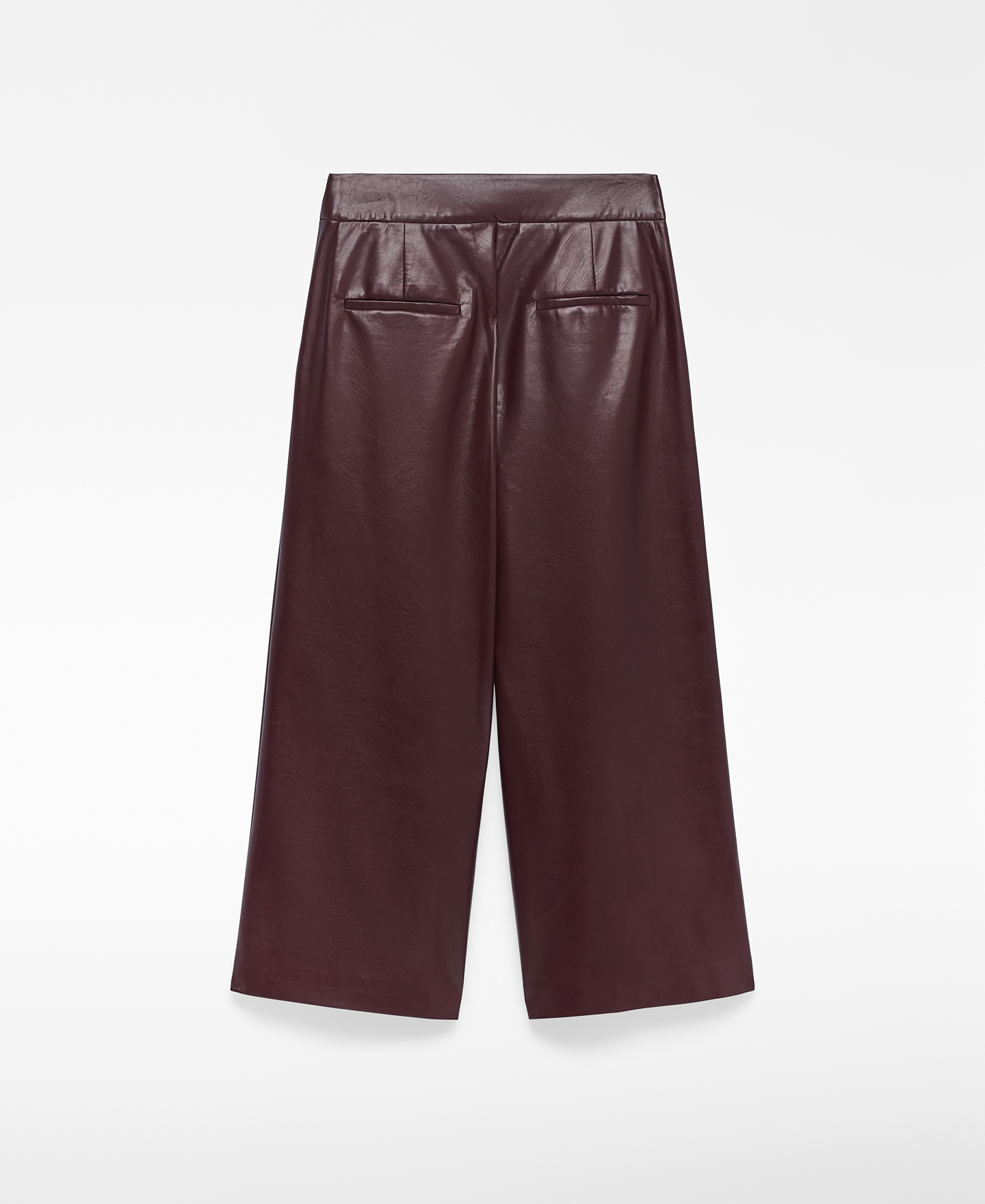 Pantalon culotte femme en matière non cuir image number 5