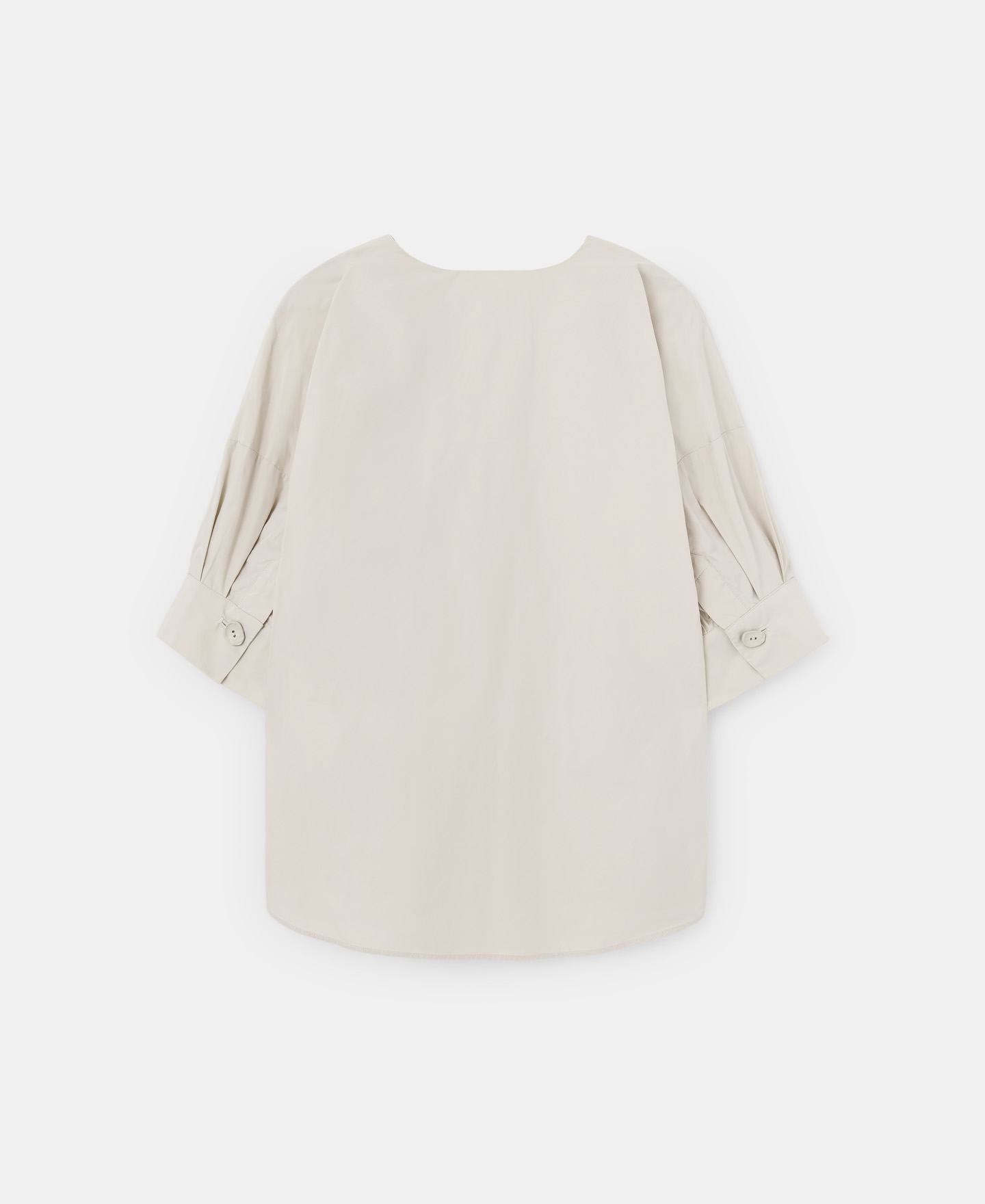 Fluid puffed sleeve shirt image number 5