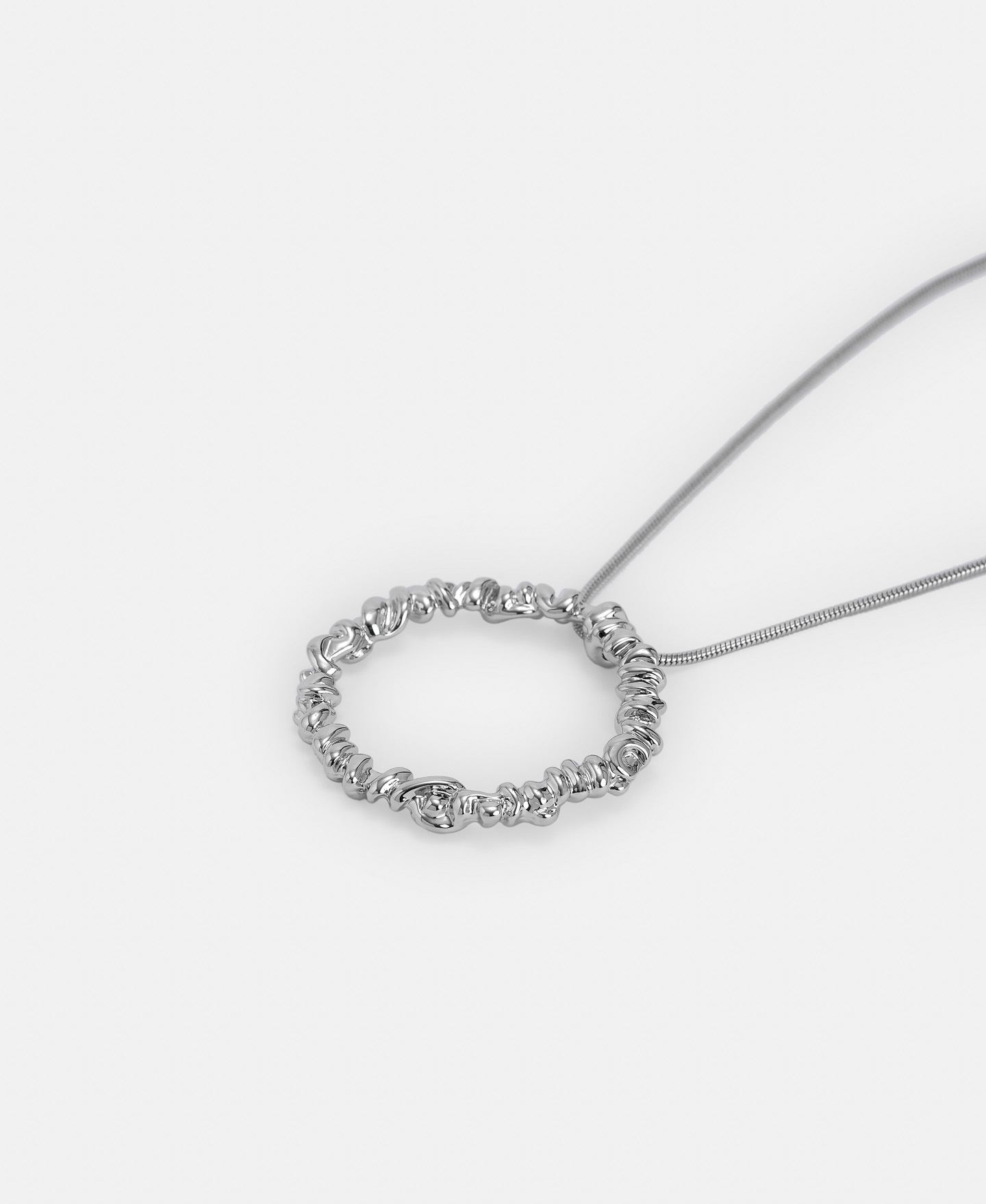 Zinc plaited motif pendant image number 1