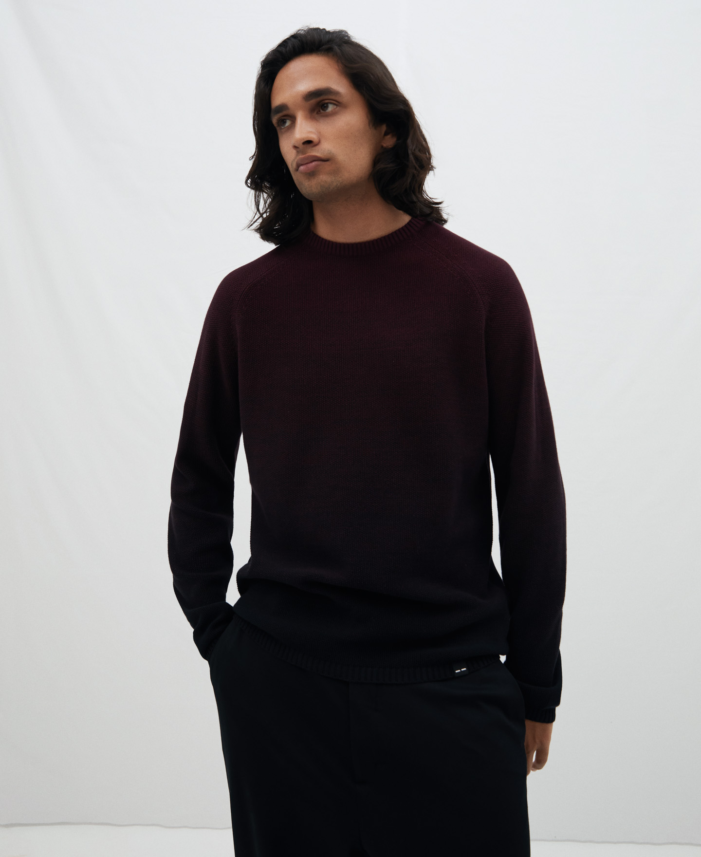 Gradient organic cotton sweater image number 0