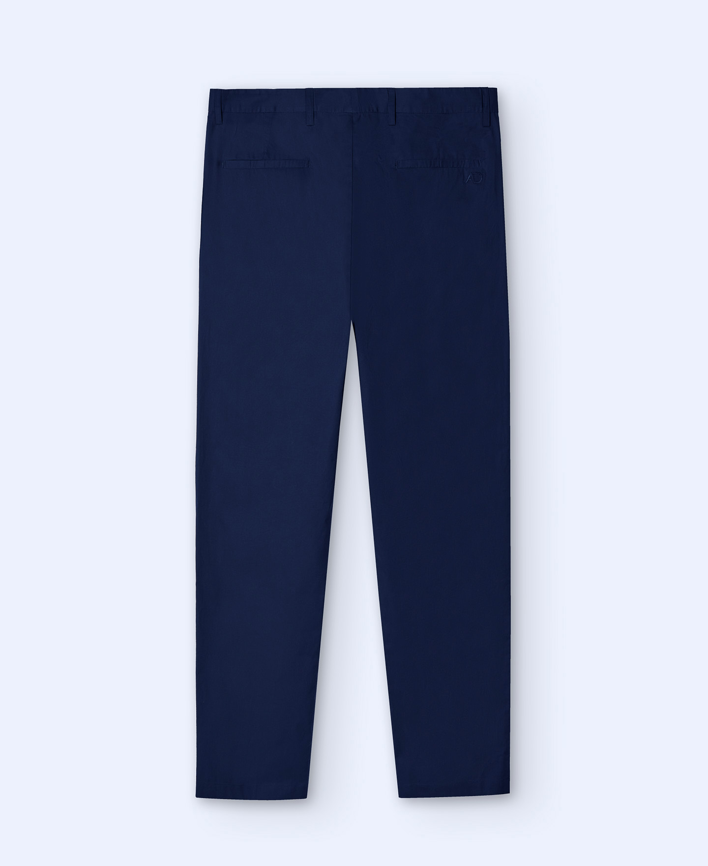 Cotton poplin straight trousers image number 5