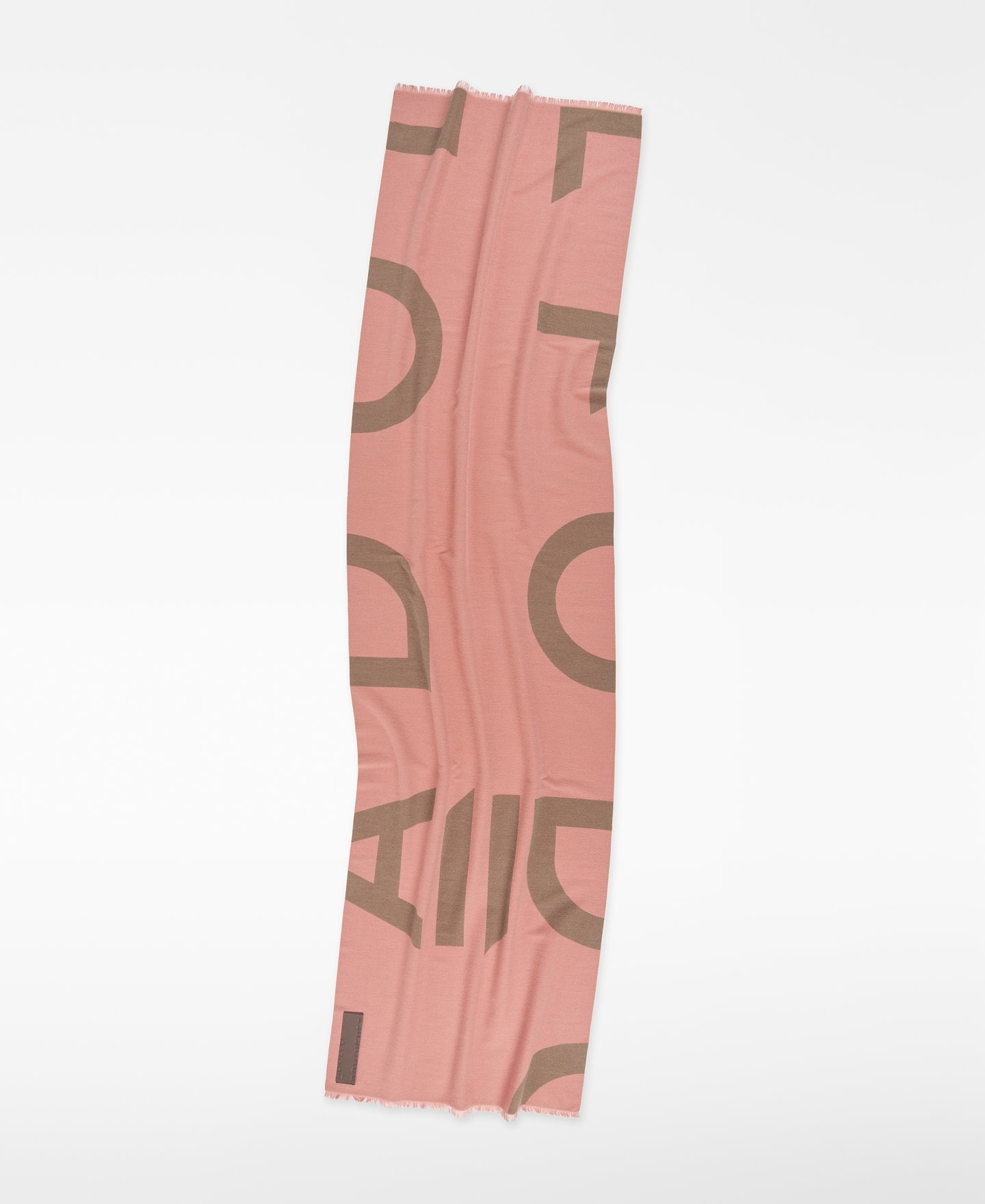Bufanda bicolor maxi logo jacquard mujer image number 1