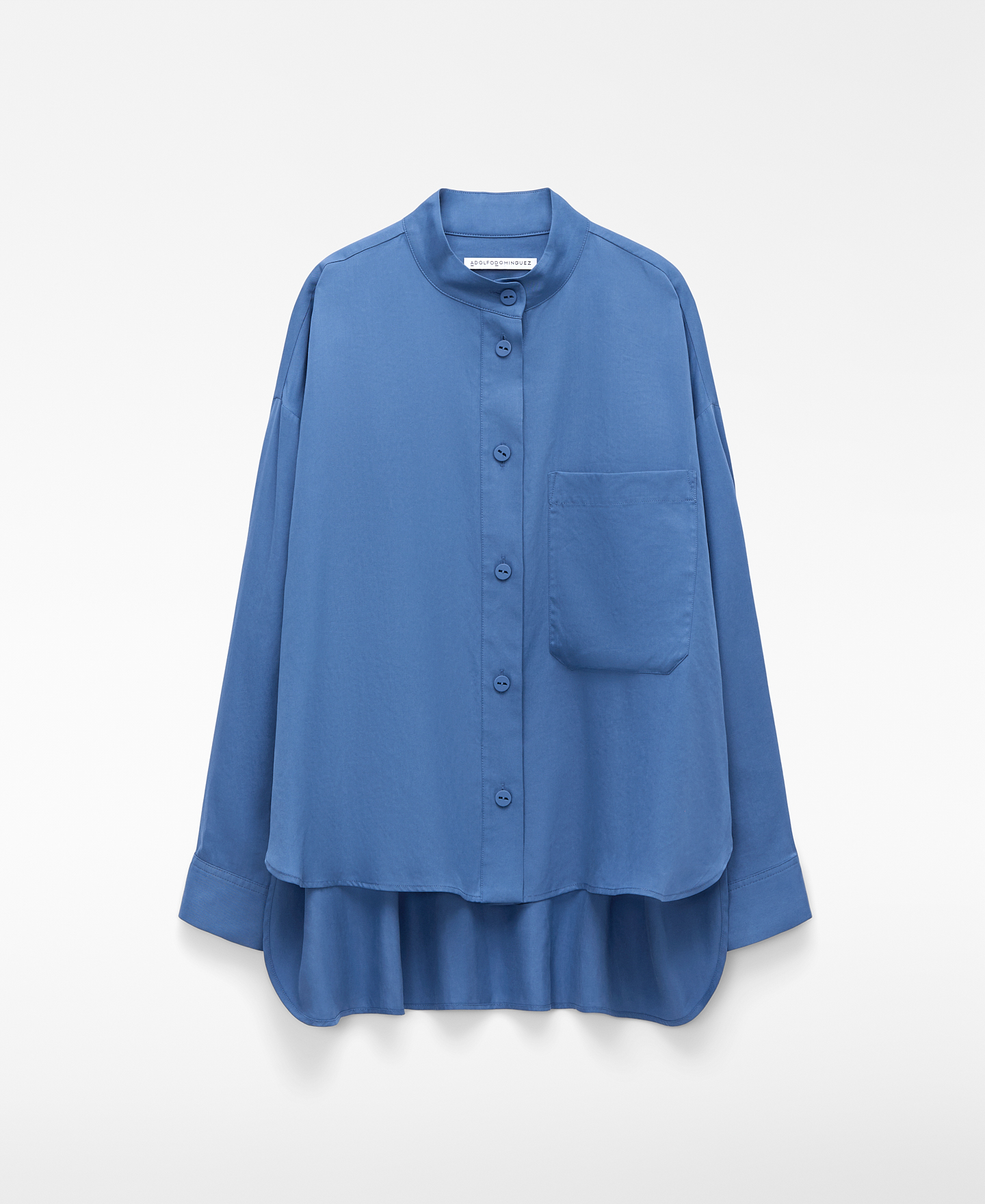 マンダリンカラーのルーズシャツ image number 6