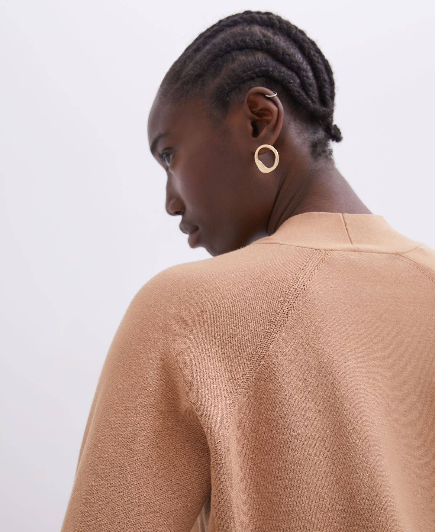 Organic zinc-plated earrings image number 3