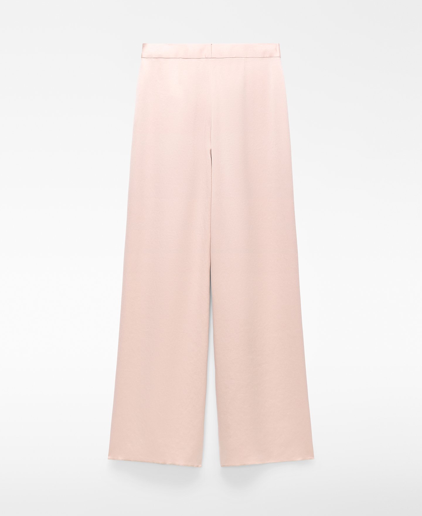 Satin palazzo trousers image number 5