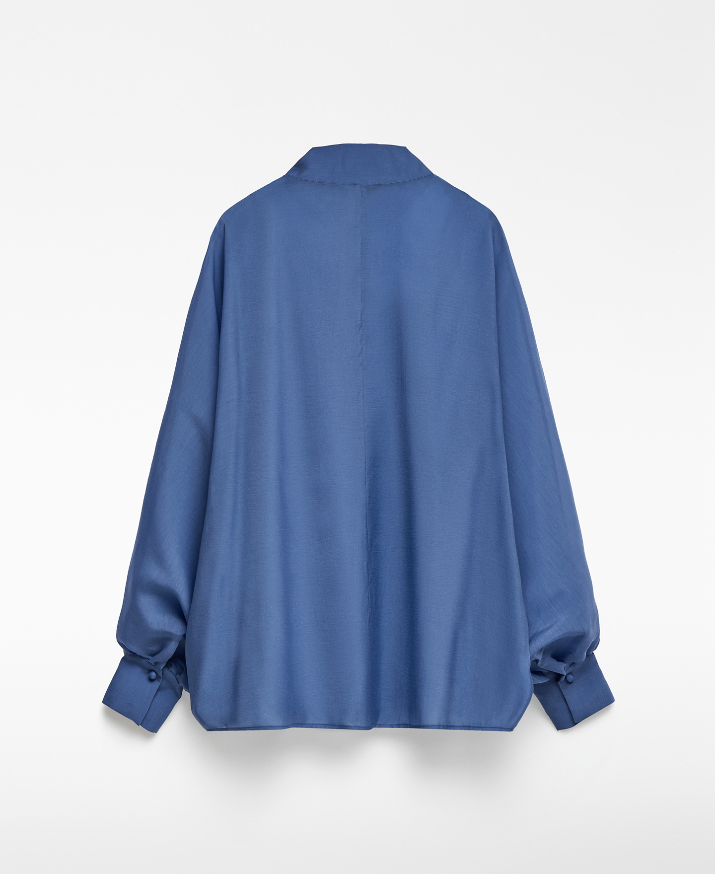 Wide semi-sheer shirt woman image number 3