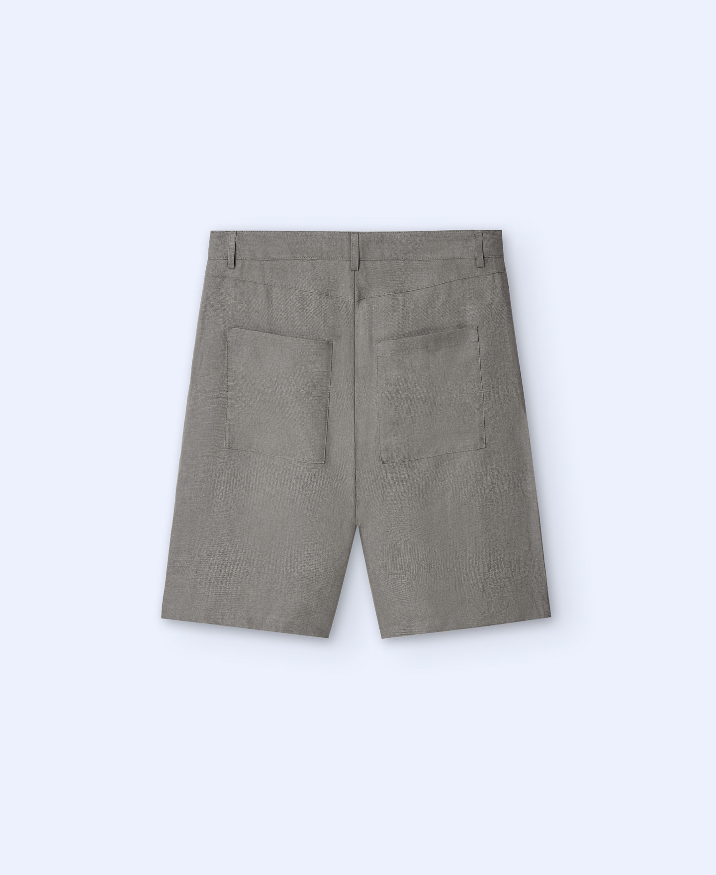100% linen Bermuda shorts image number 5