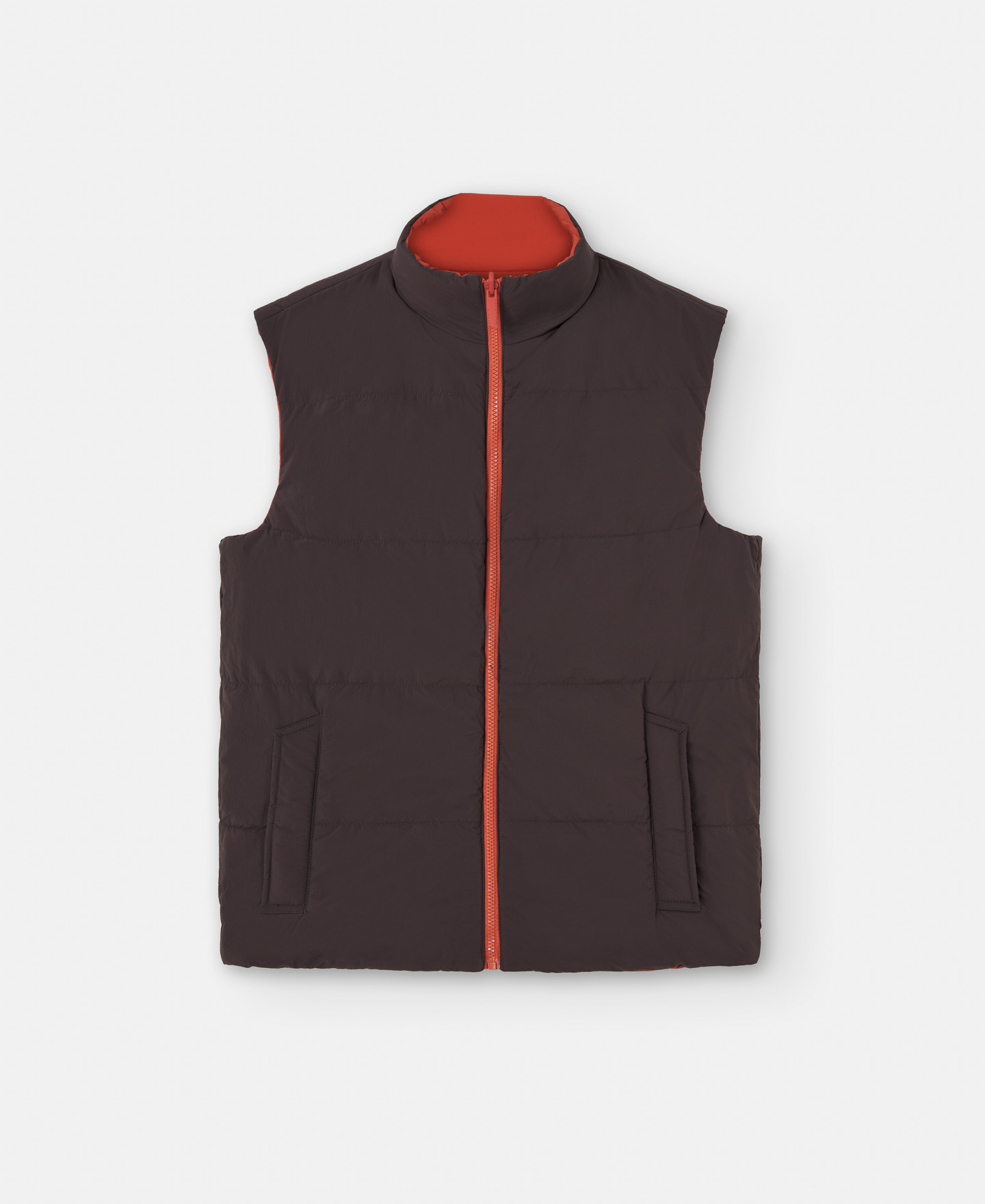 Reversible padded nylon vest image number 6