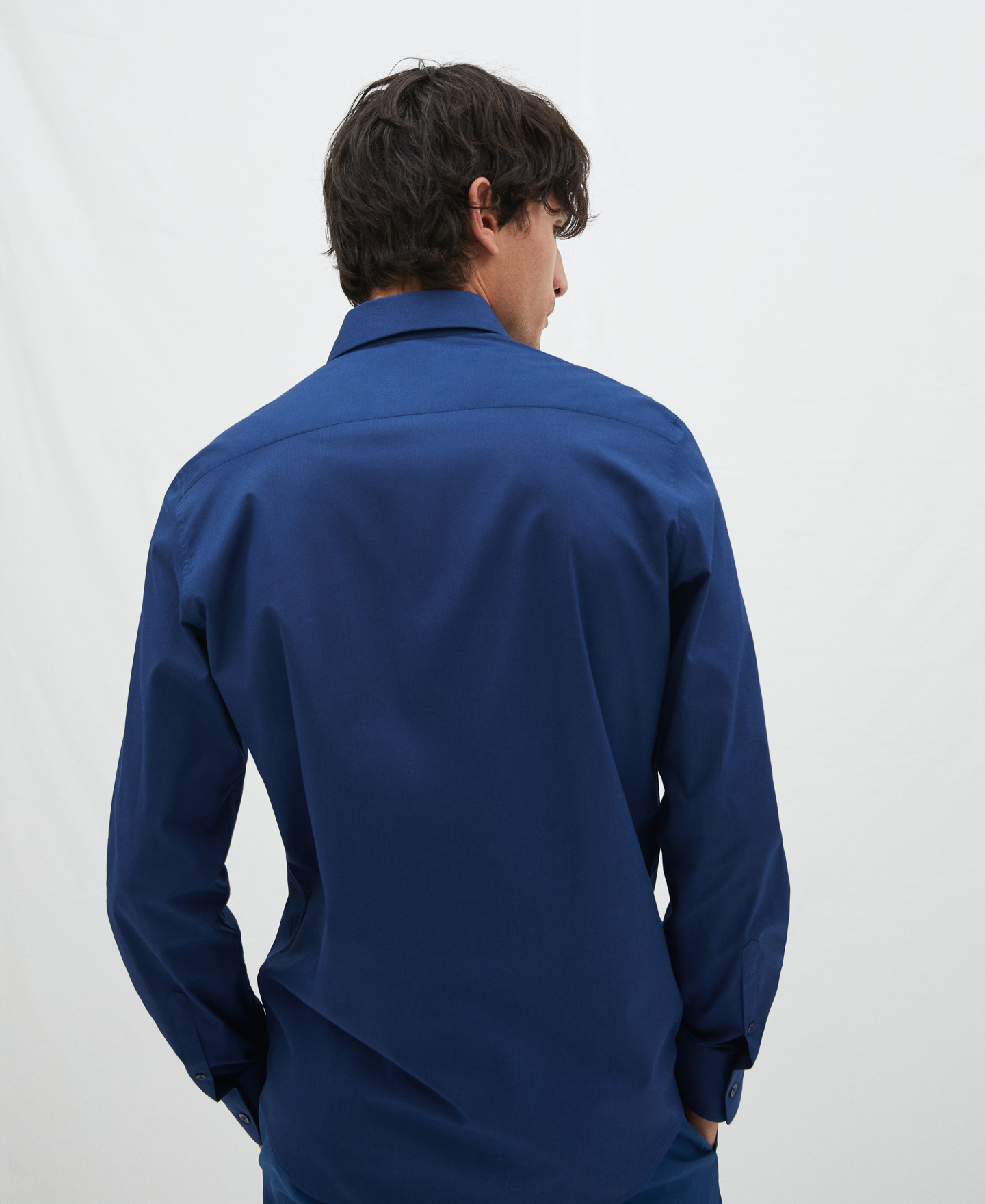 Camisa cuello solapa algodón image number 2