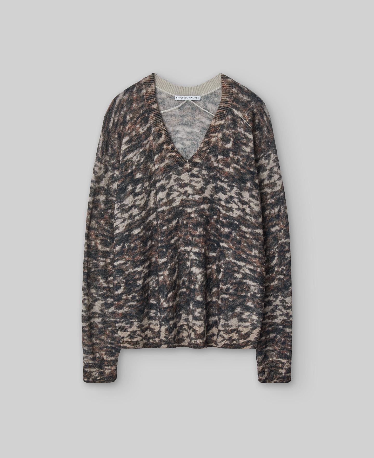 Animal print sweater woman image number 0
