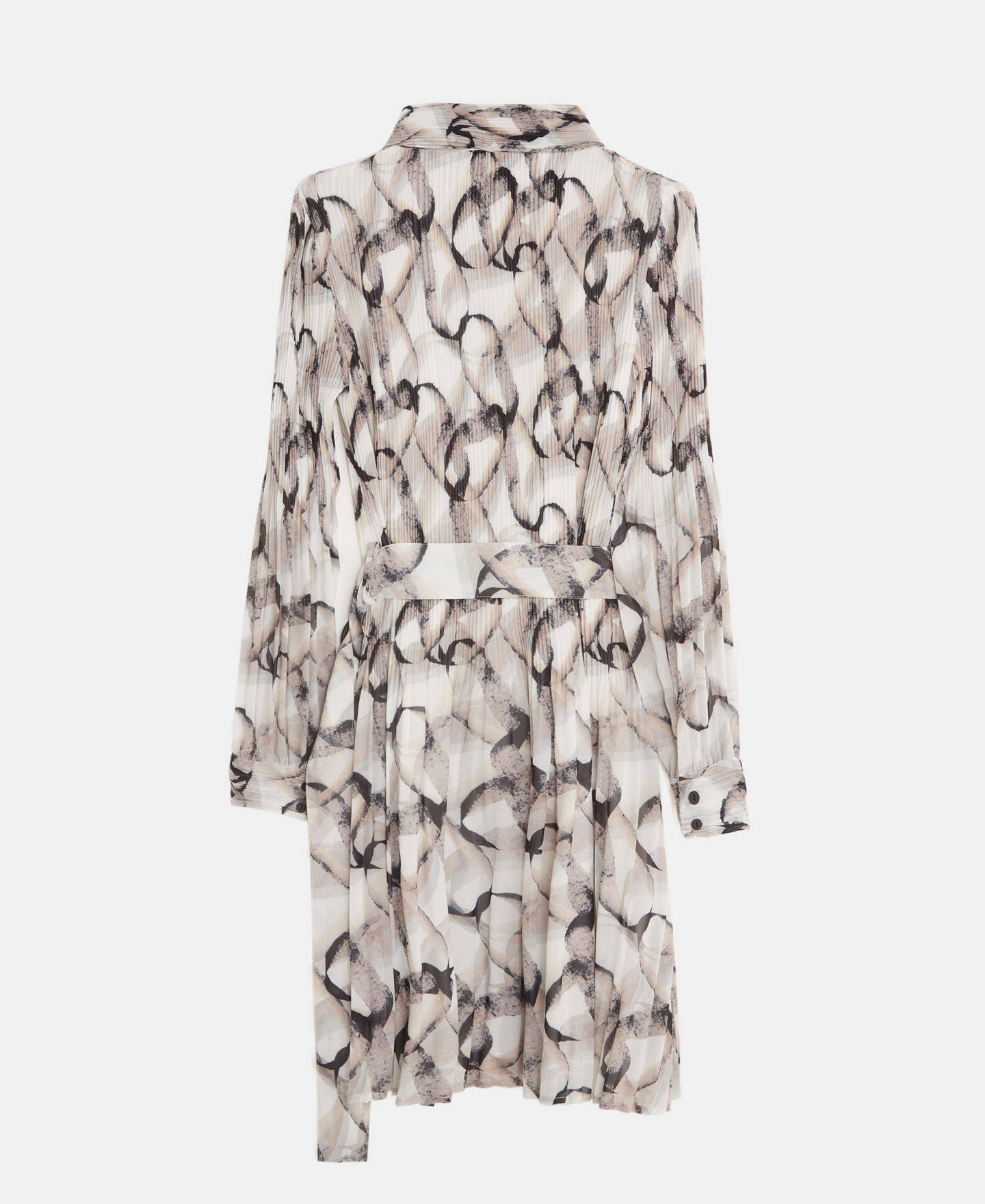 Crinkle print dress image number 5