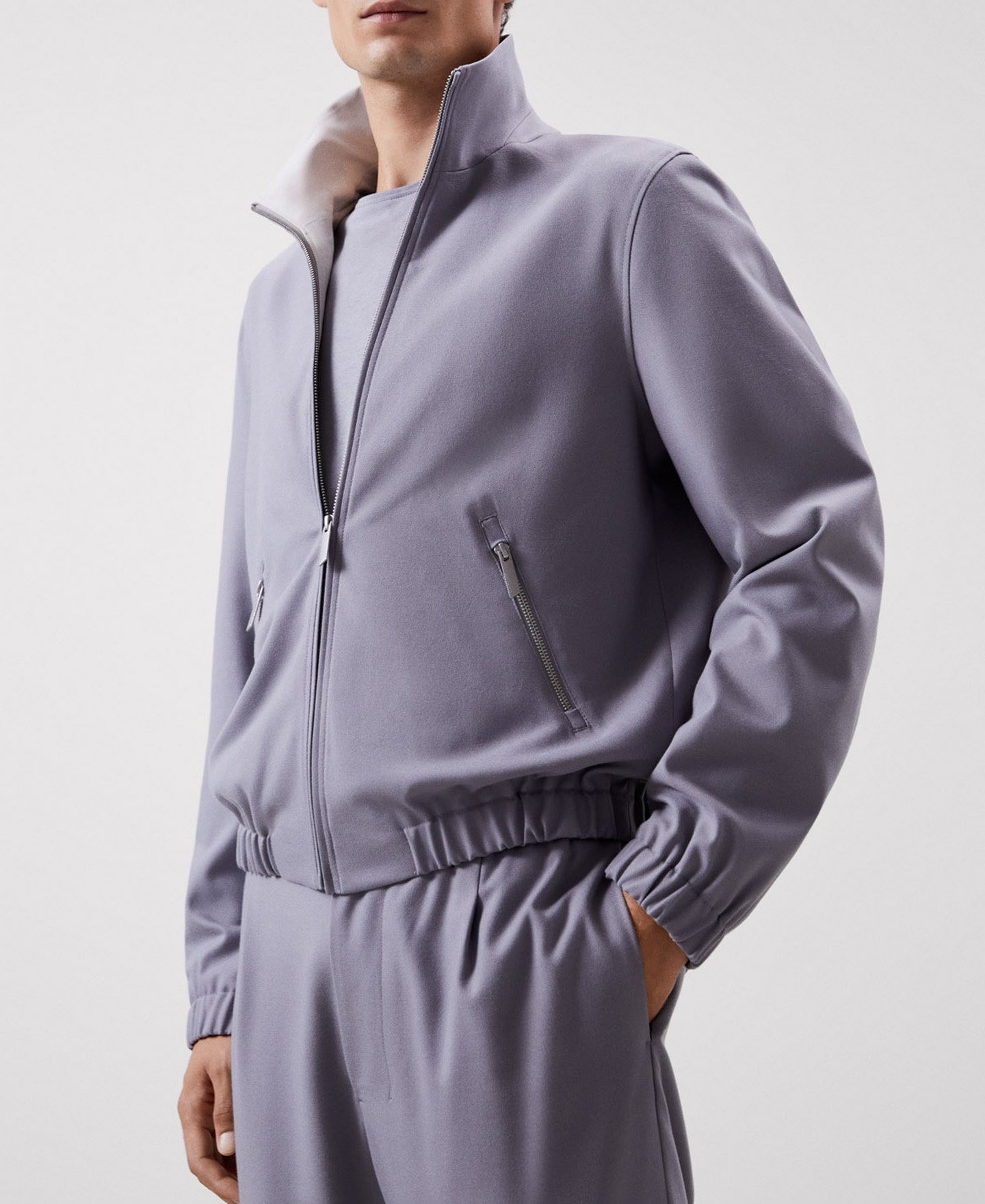 Harrington en tejido de viscosa image number 0