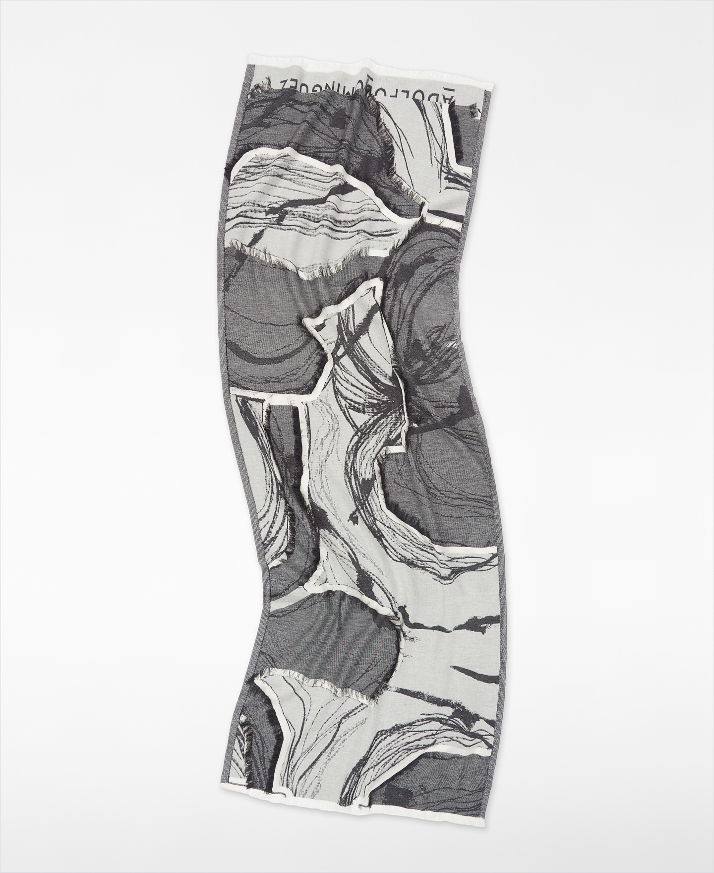 Xale estampado jacquard algod&atilde;o org&acirc;nico image number 1