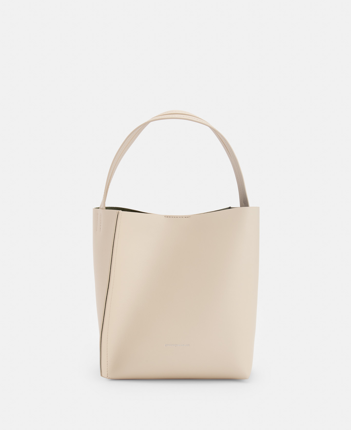 Bolso cubo en piel responsable image number 0