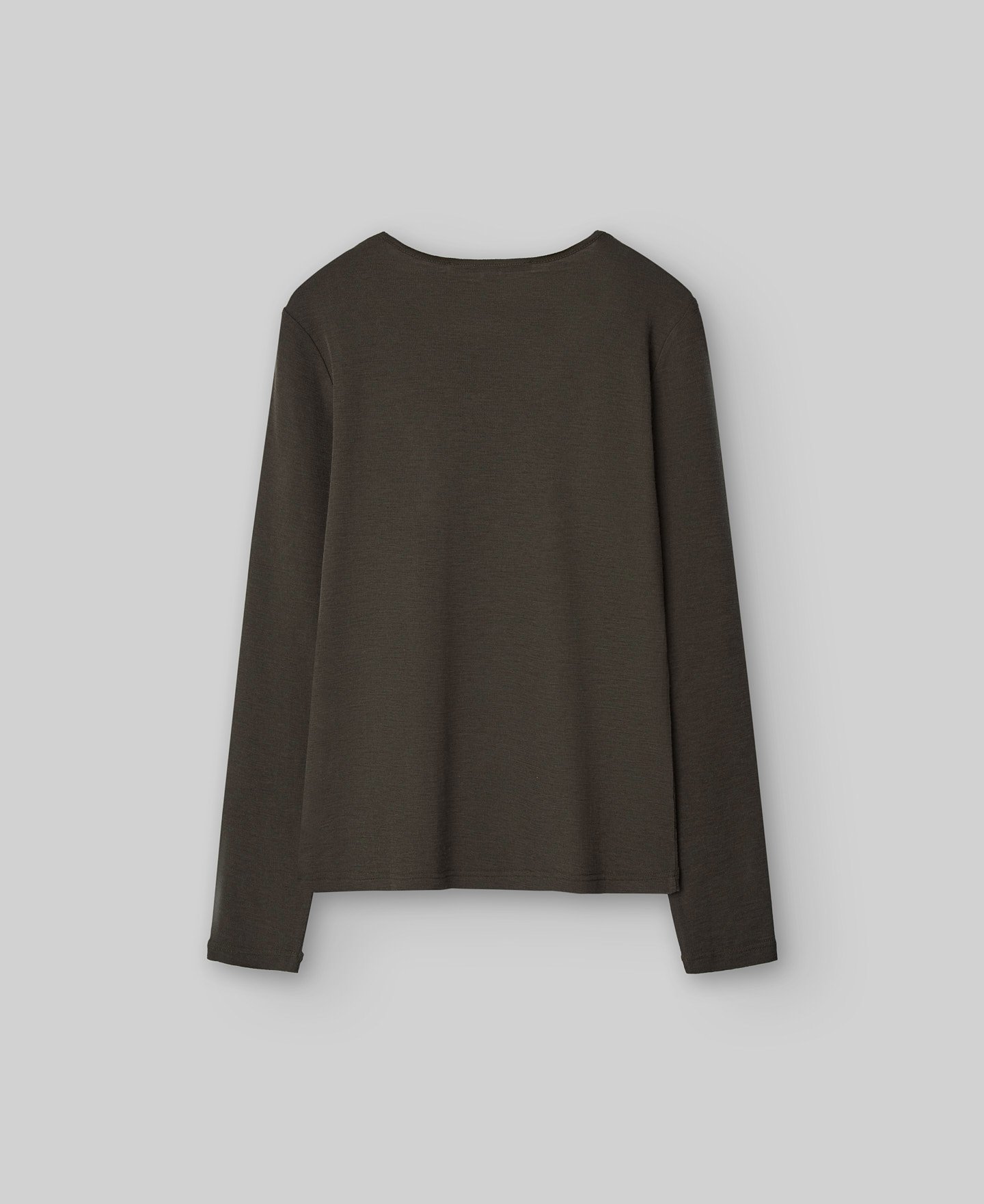 Camiseta manga larga lana merino mujer image number 5