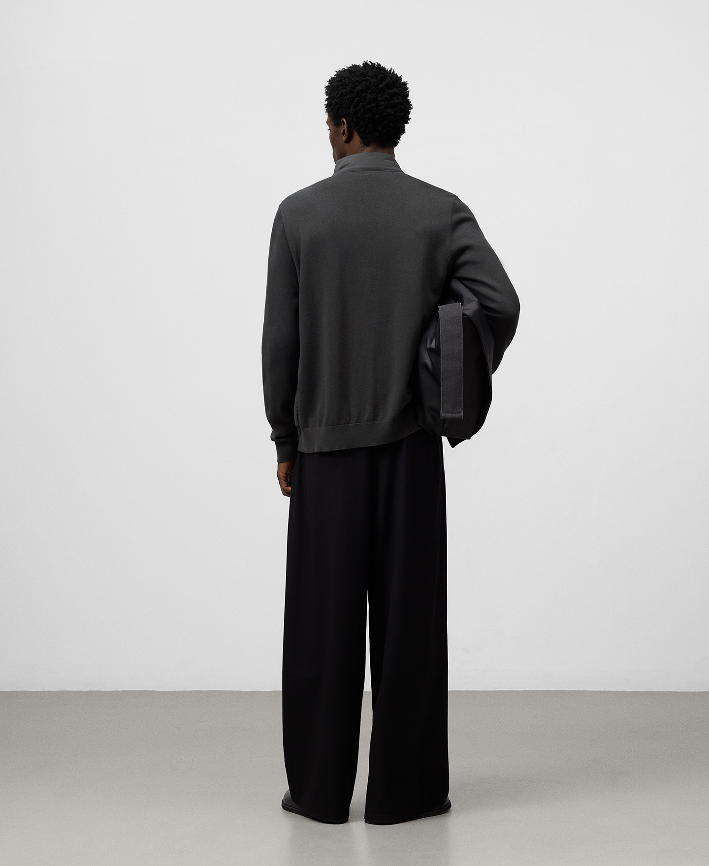 Cárdigan nailon y punto hombre image number 2