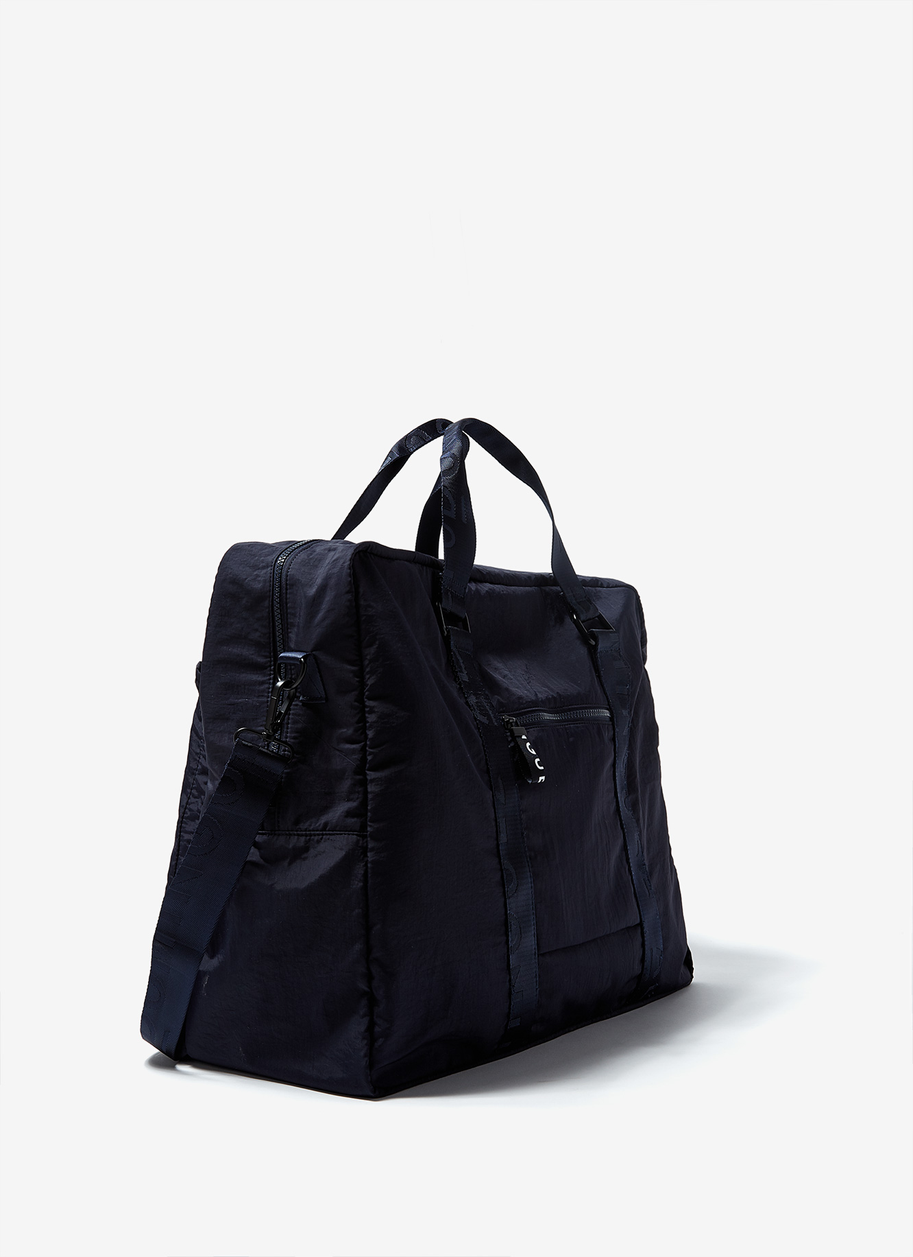 Nylon weekender with double strap image number 1