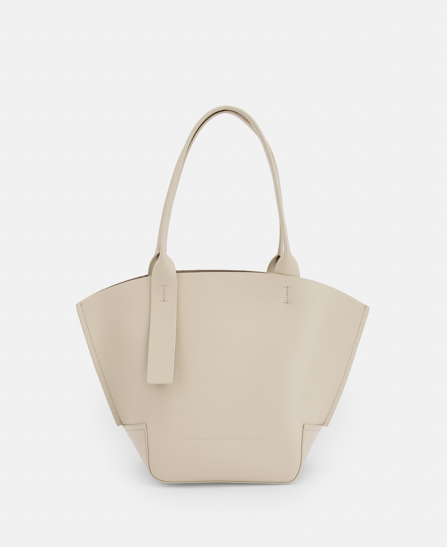 Basket with rectified leather image number 0