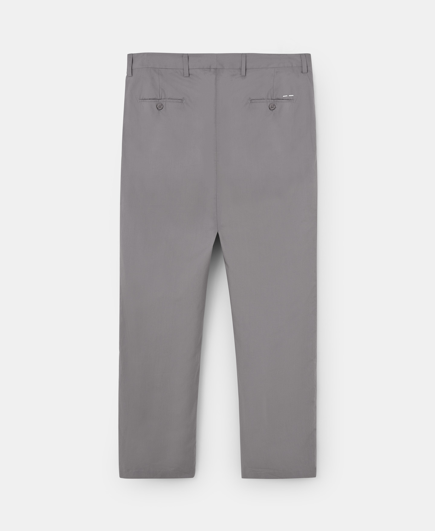 Pantalón gris en popelín de algodón image number 1