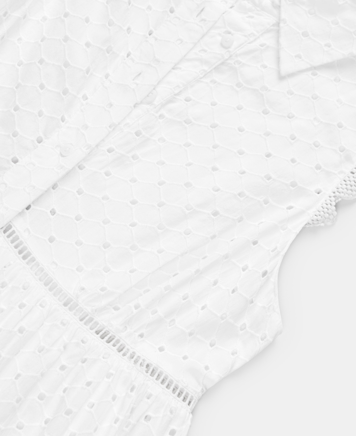 Midi dress white shirt collar image number 6