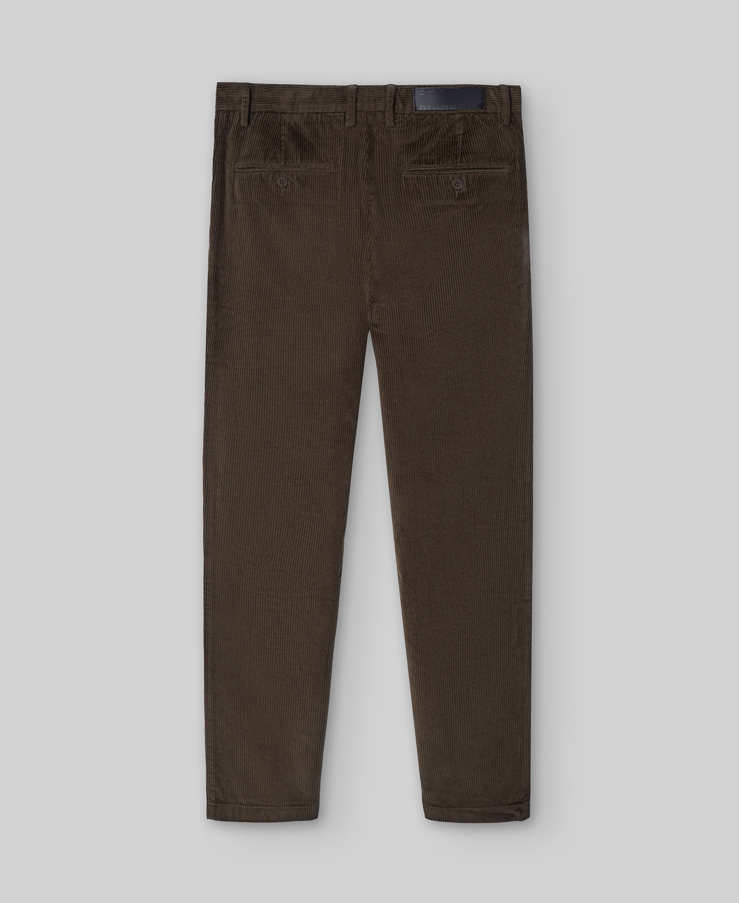 Brown corduroy trousers man image number 5
