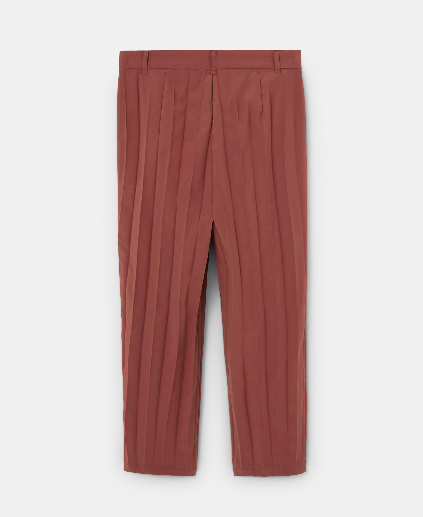 Straight cut crinkle trousers image number 5