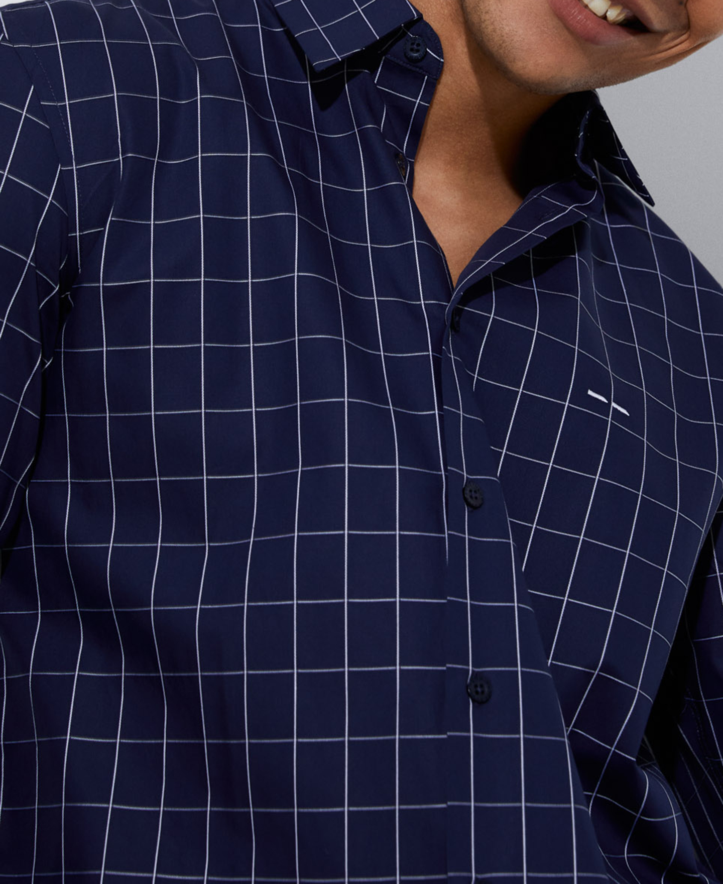 Plaid cotton shirt image number 3