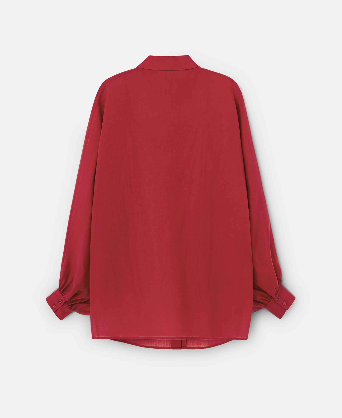 Oversize shirt with puffed sleeves image number 5