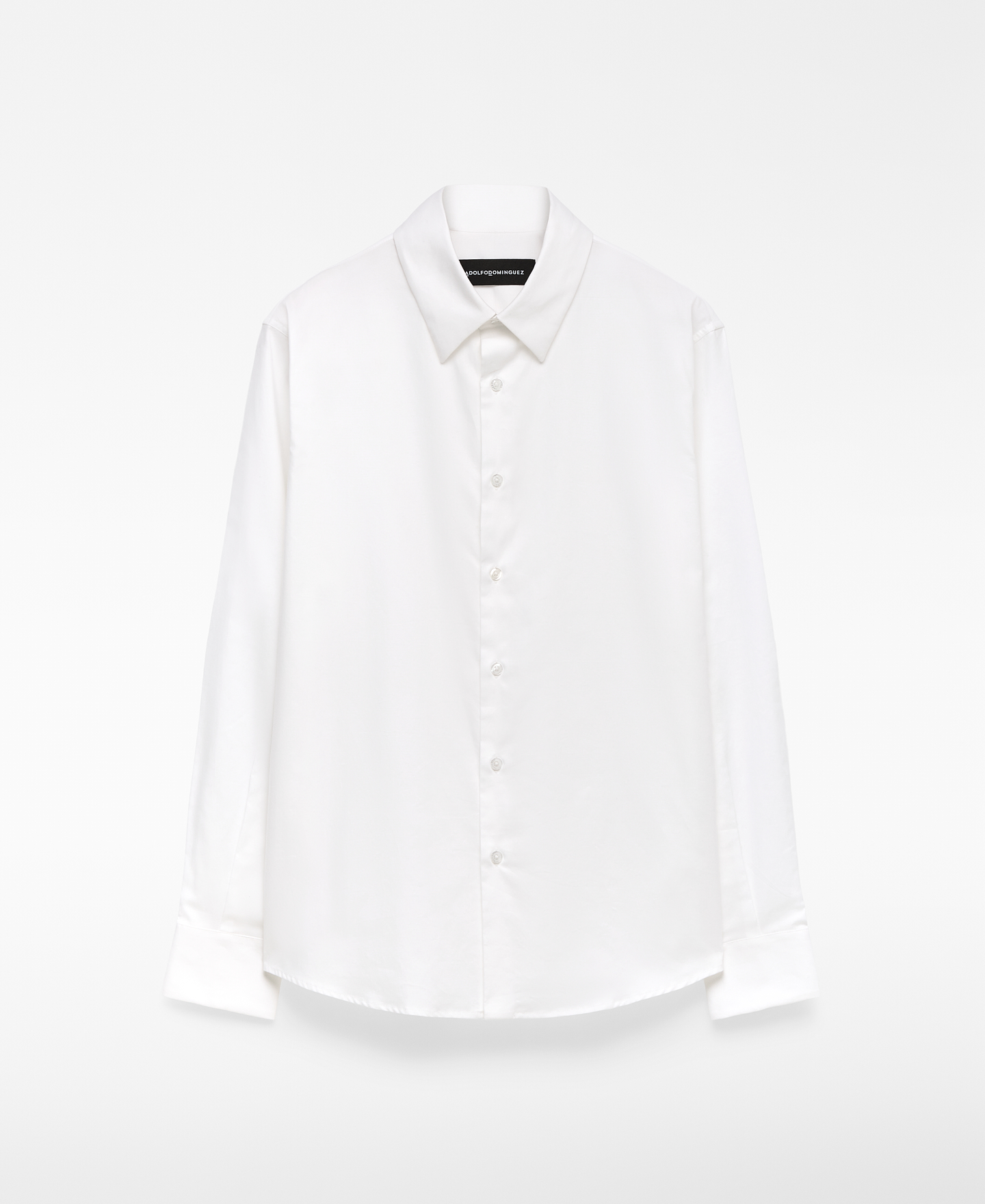 Regular fit lapel collar shirt man image number 4