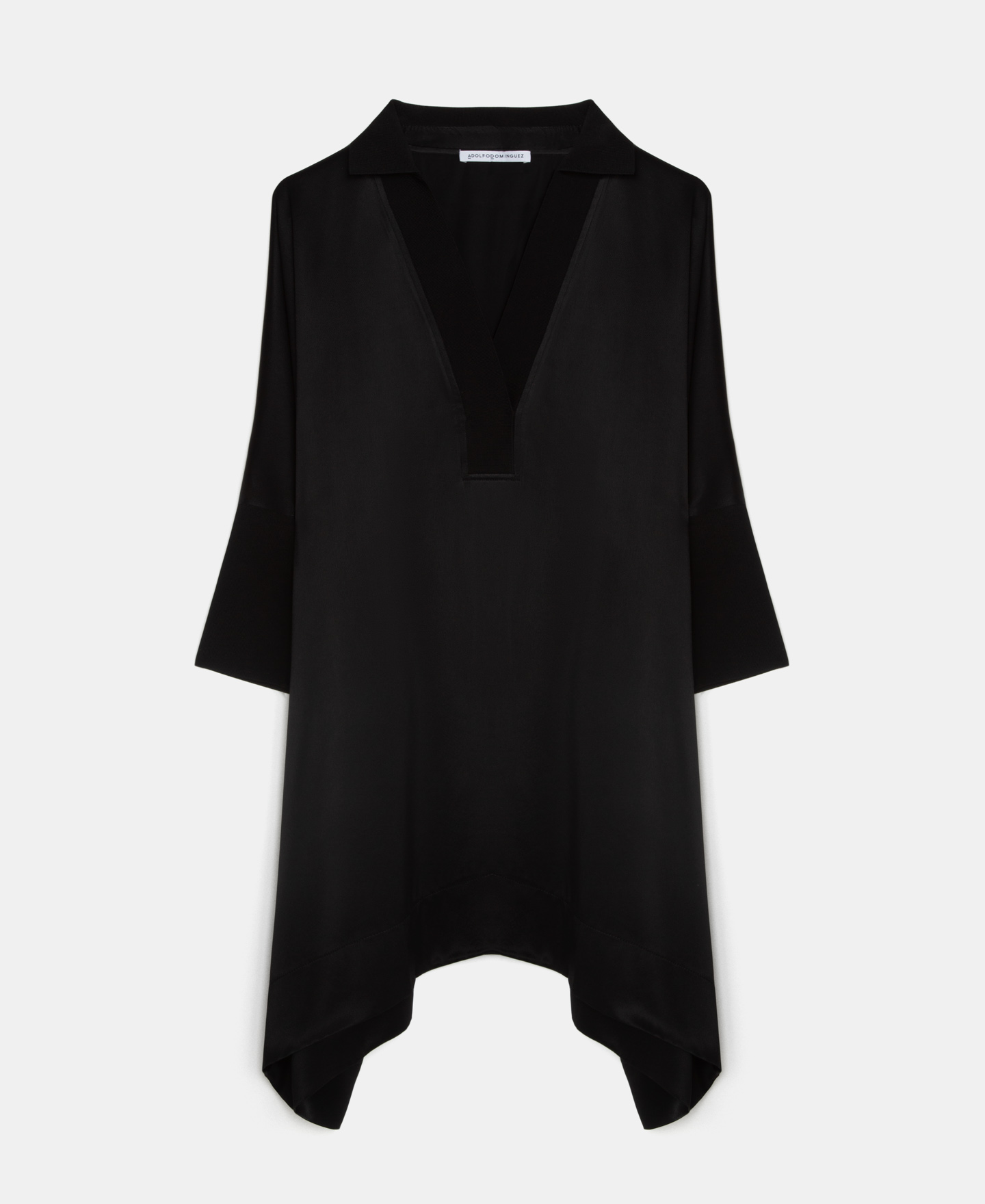 Oversized viscose blouse image number 4