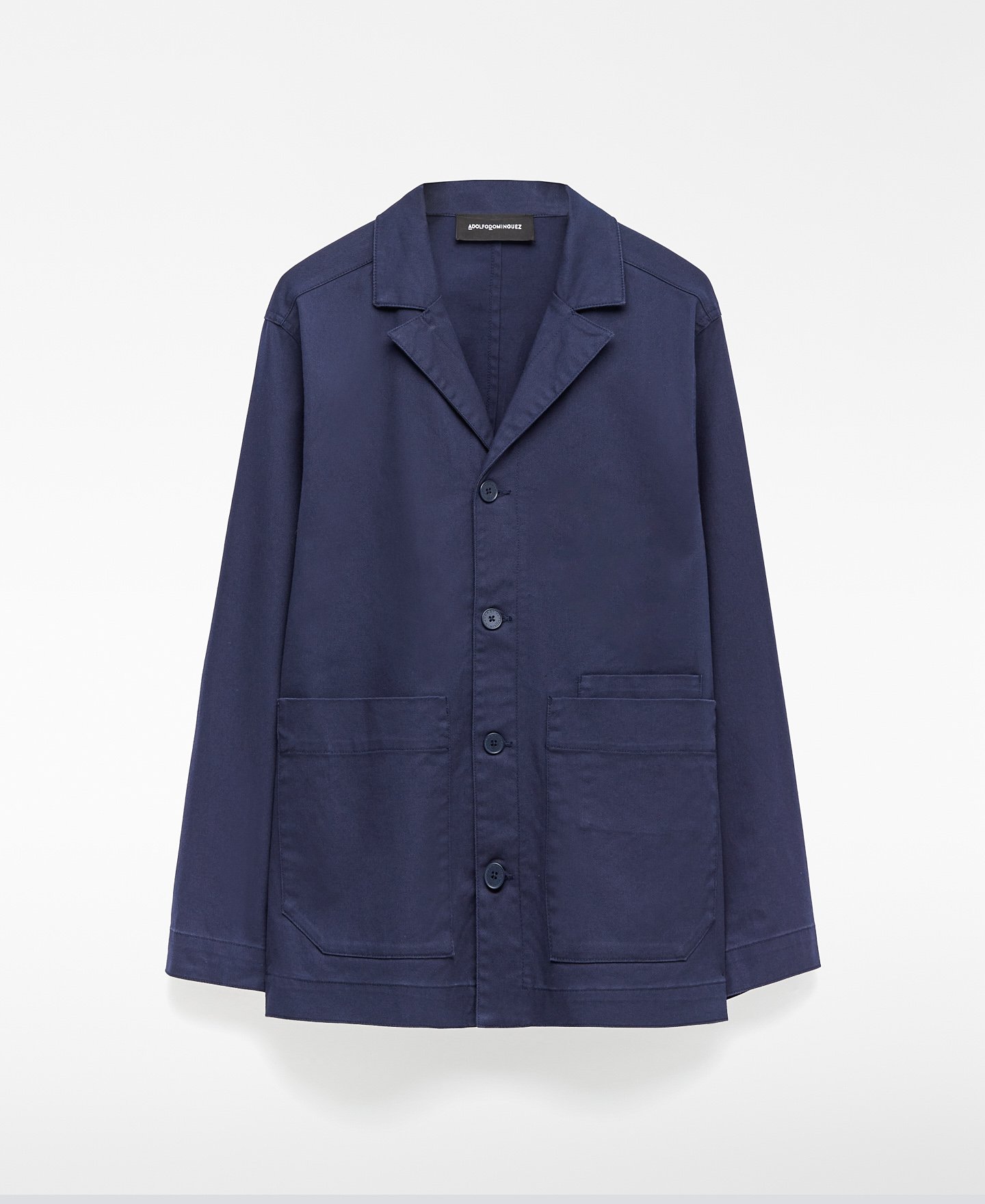 Regular fit worker jacket man image number 4