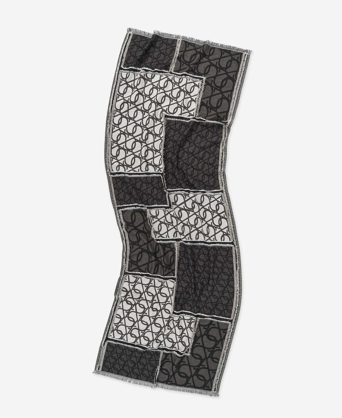 Chal jacquard estampado patchwork image number 1