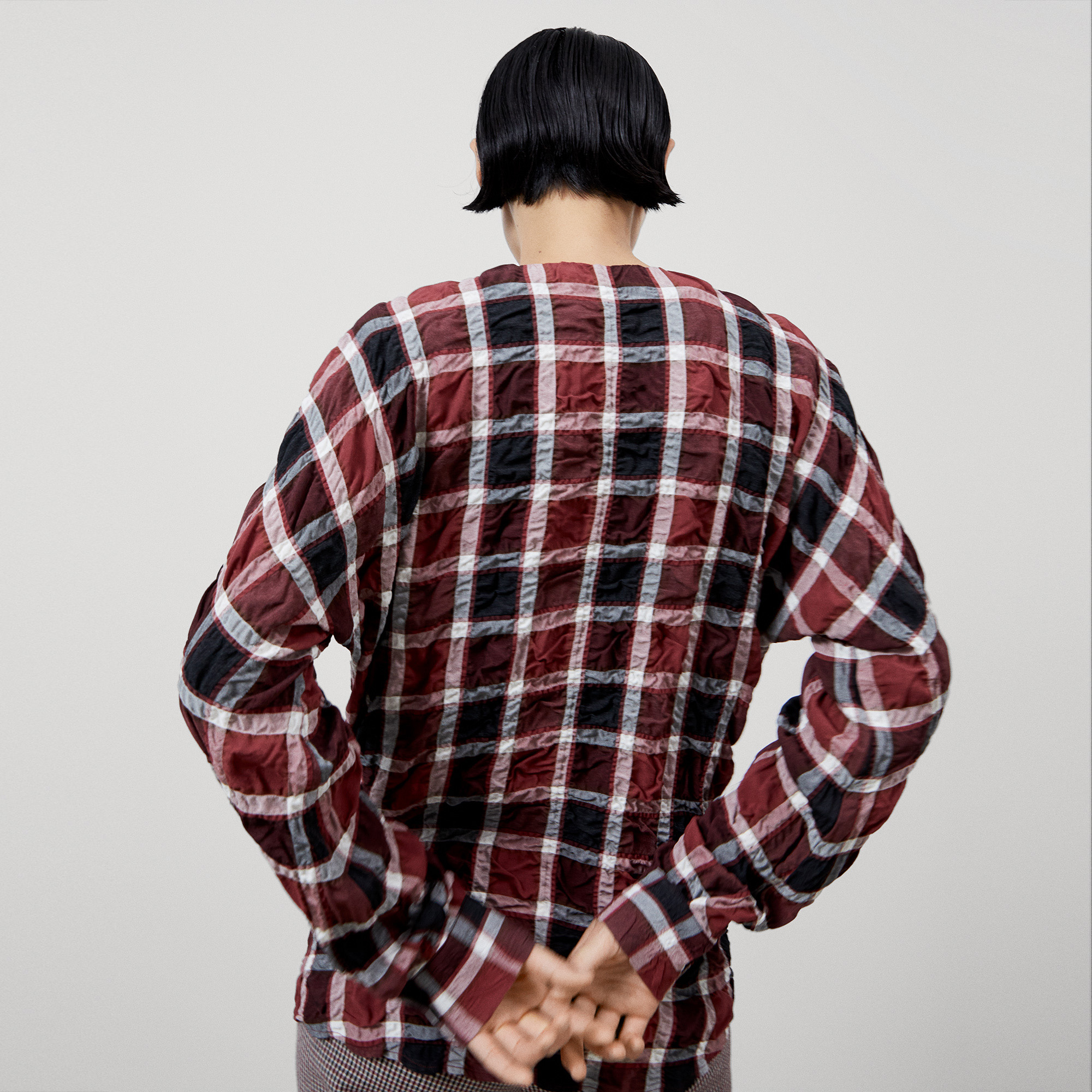 Long sleeve viscose T-shirt image number 0