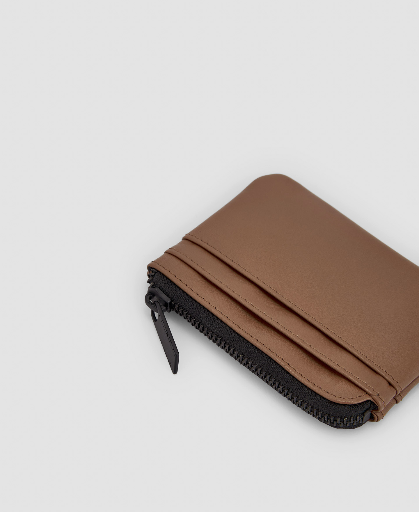 Leather zipped wallet image number 2