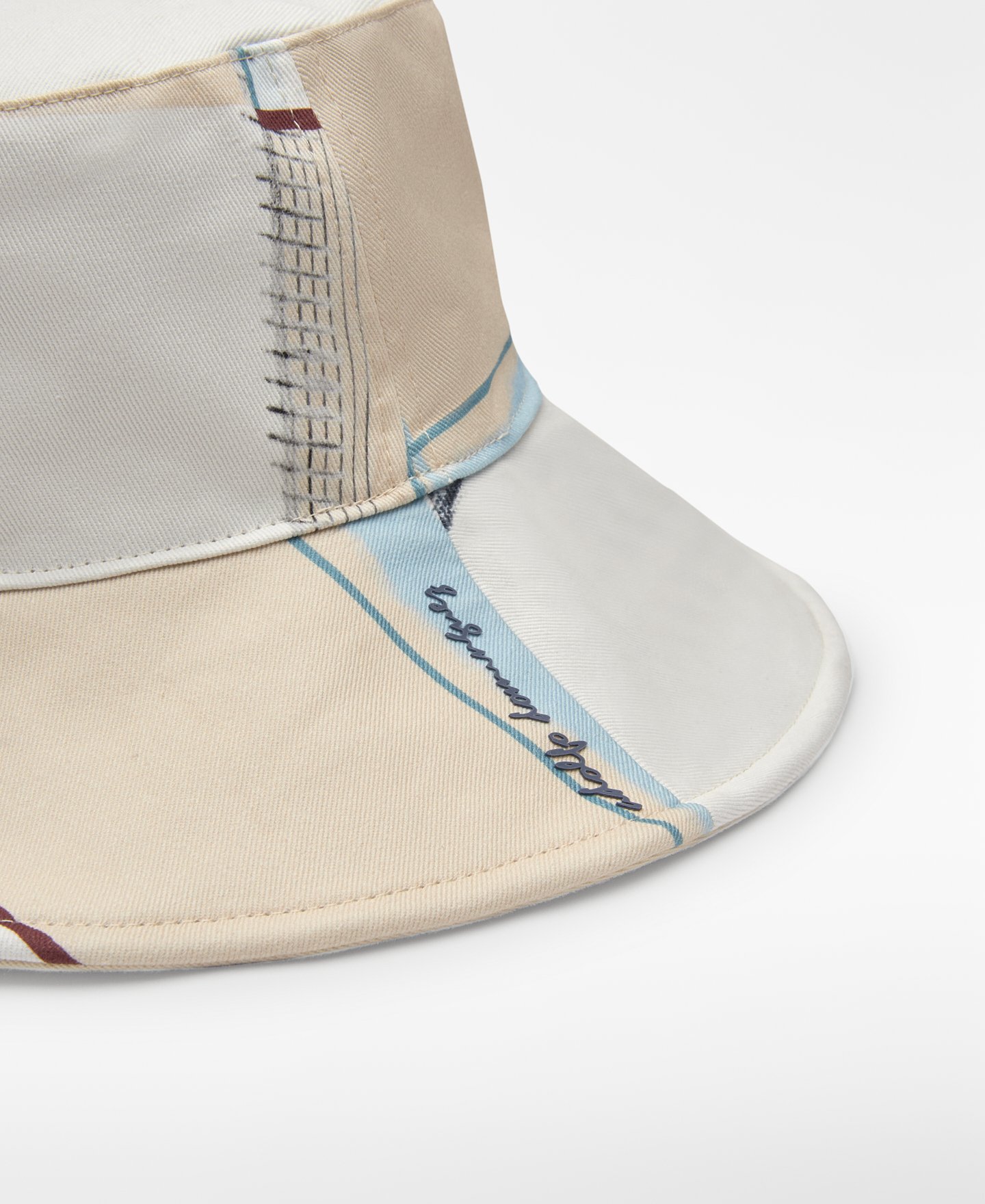 Sombrero bucket estampado algodón mujer image number 1