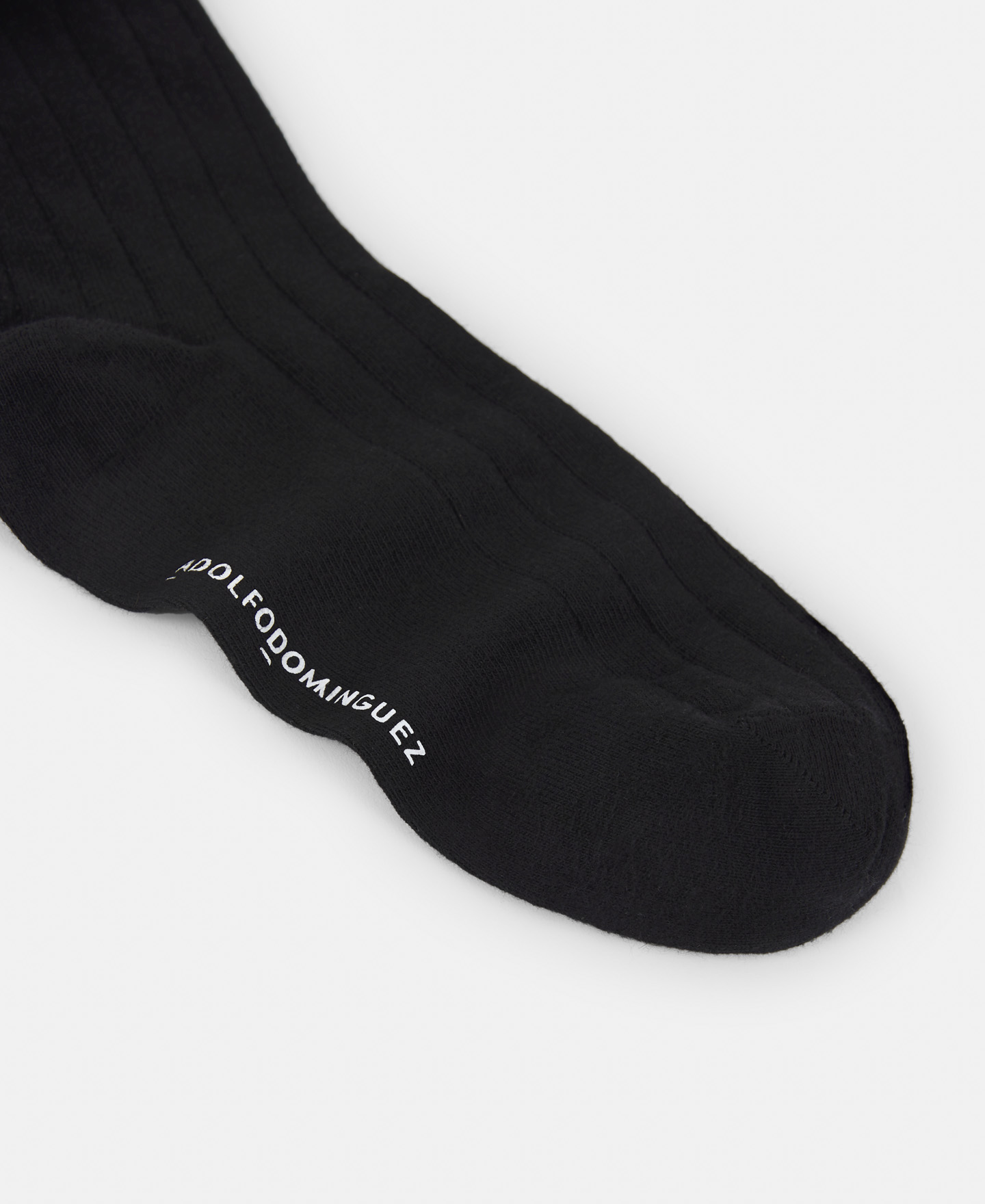 Plain cotton and nylon sock image number 1