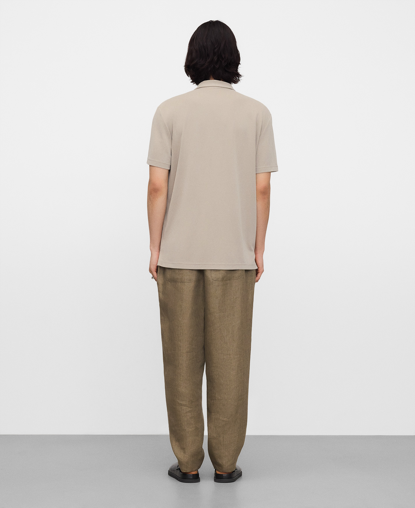 Camisa com gola bowling modal image number 2