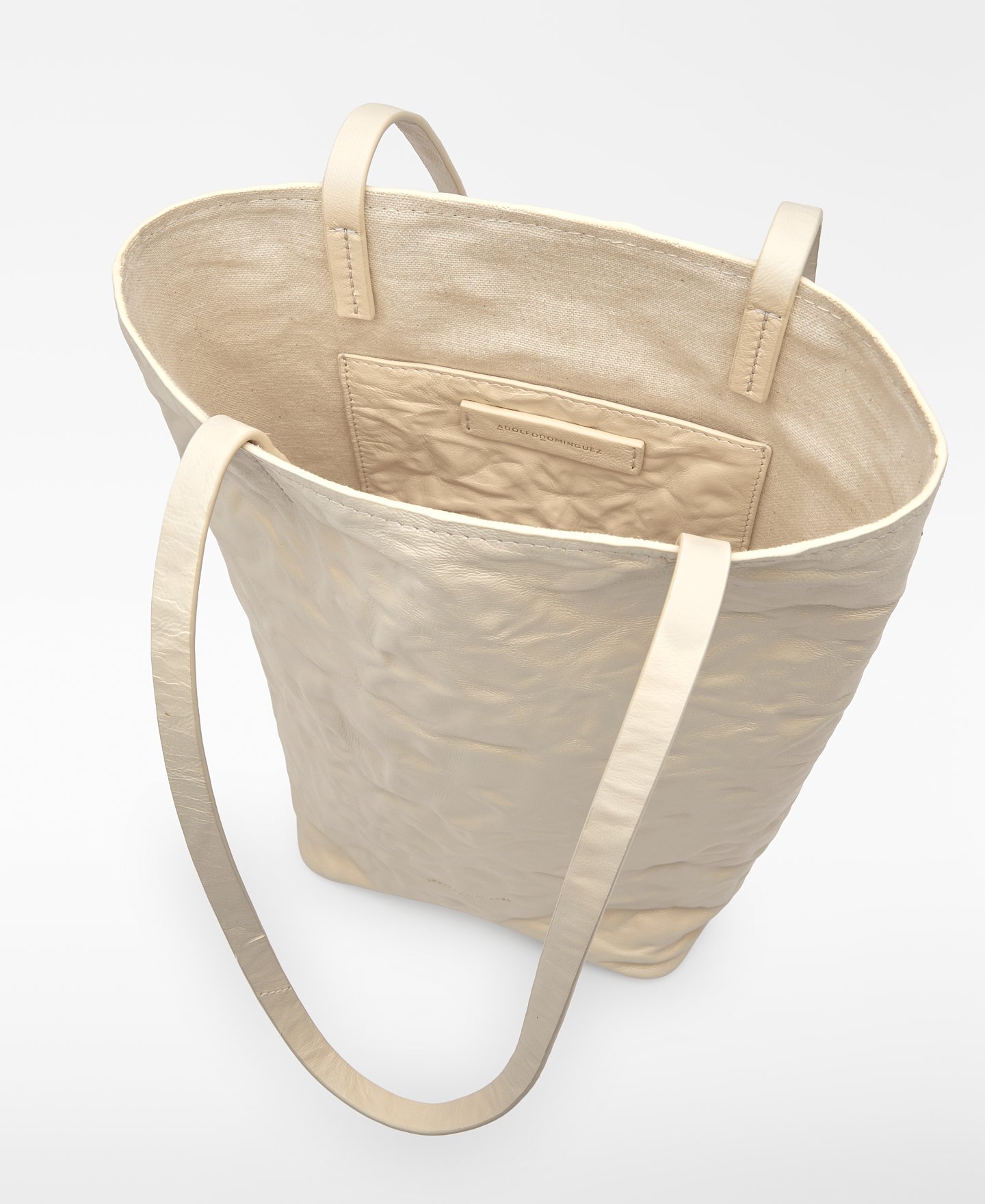 Ori&oacute;n washed leather vertical hobo bag image number 3