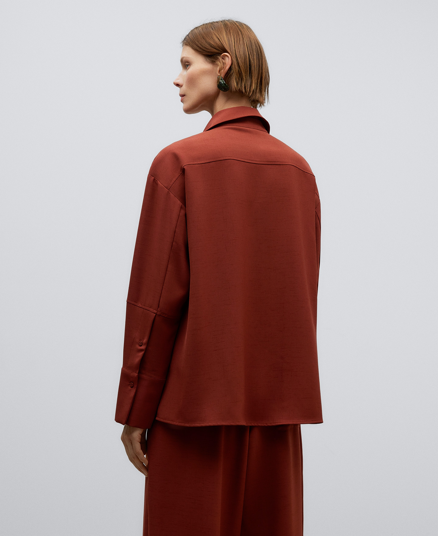 Oversized shirt woman image number 2