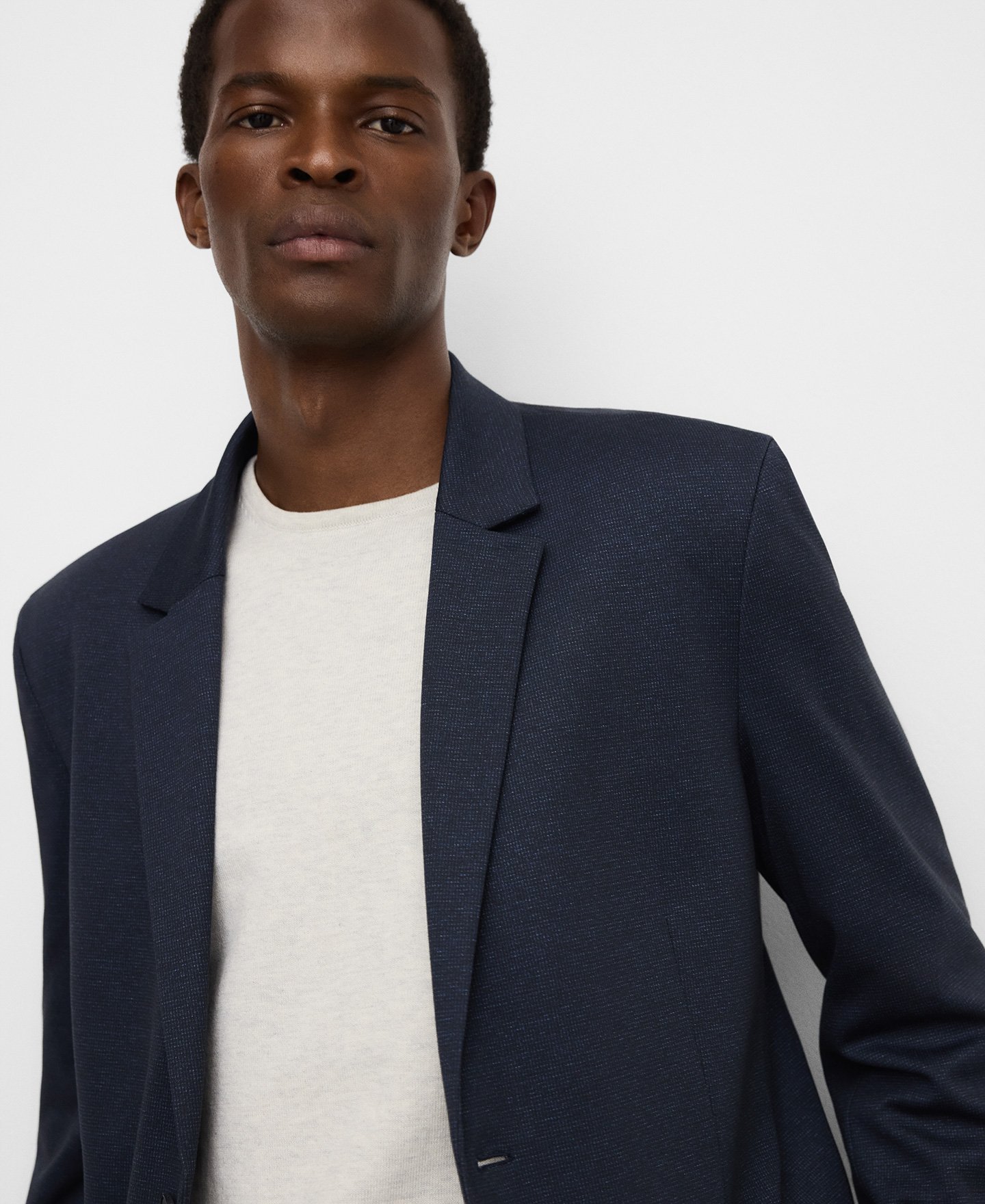 Blazer mit Mikro-Karomuster image number 3