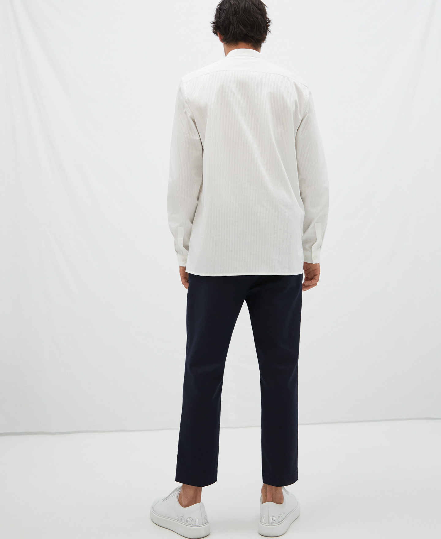 Ankle trousers in cotton image number 2