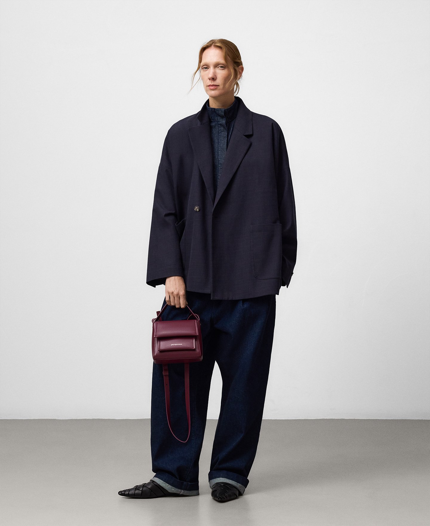 Mini sac à bandoulière à rabat Cuir Sans Cuir pour femme image number 4