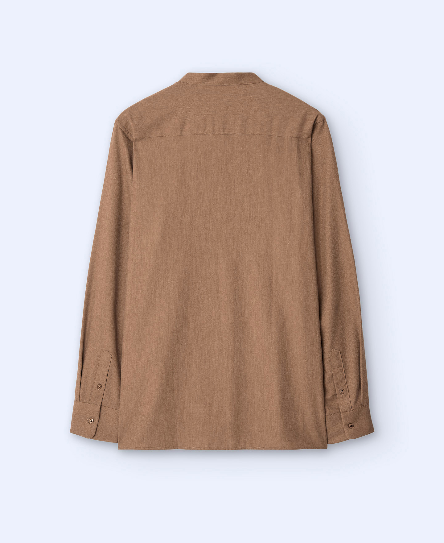 Cotton Mandarin collar shirt image number 5