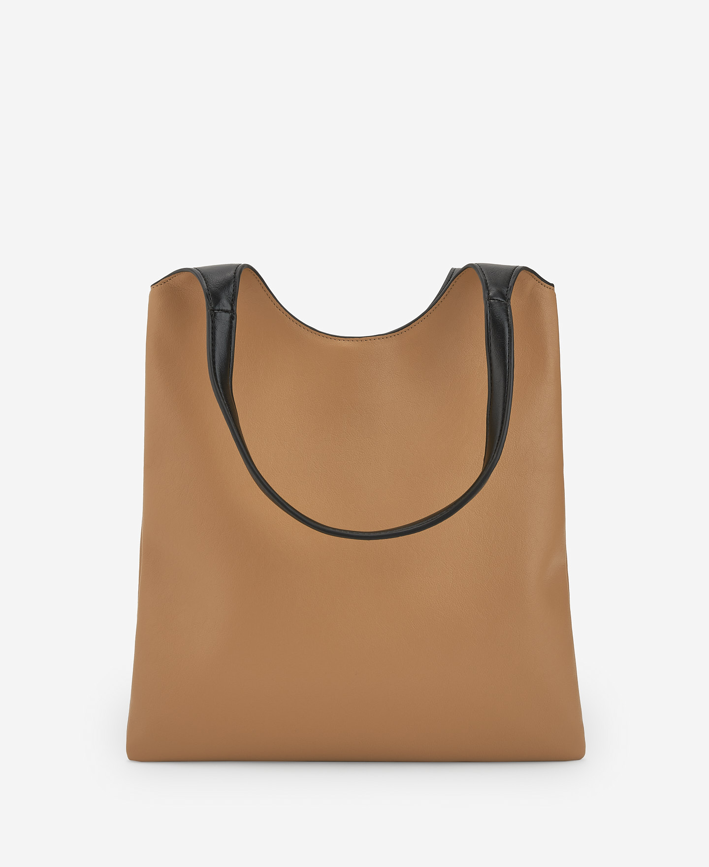 Rounded handles shopper bag image number 1