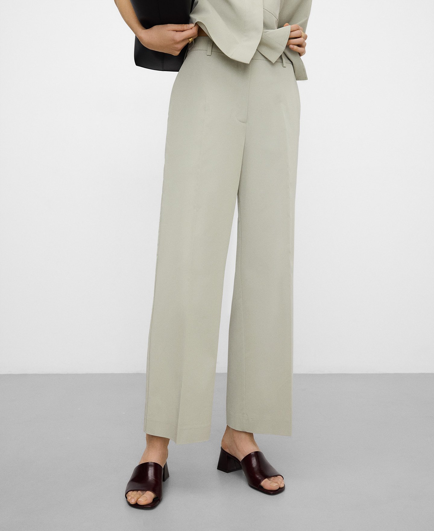 Ankle-length trousers woman image number 0