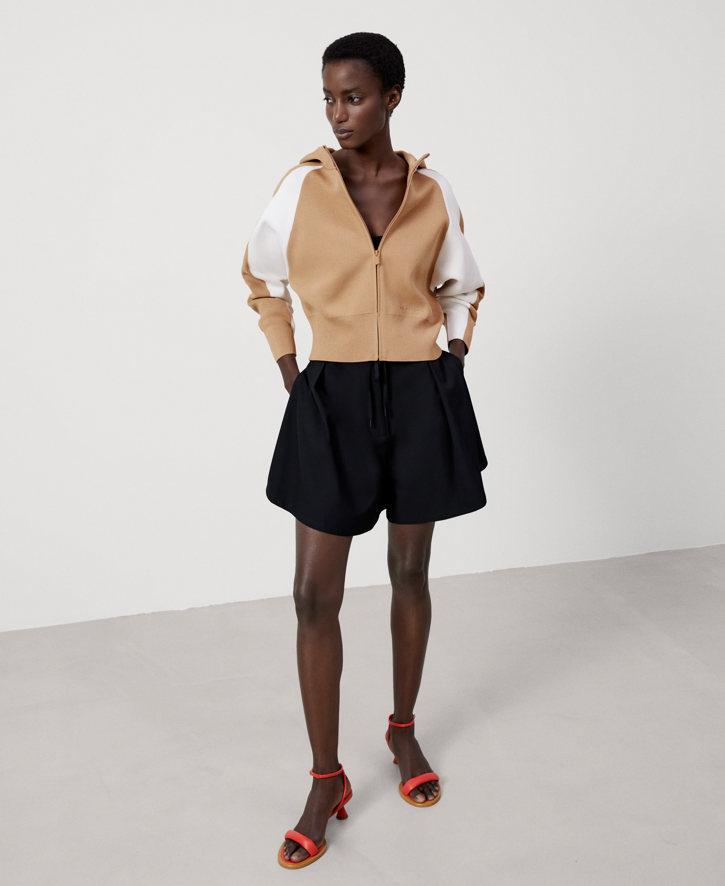 Viscose and nylon Japanese sleeve jacket image number 1