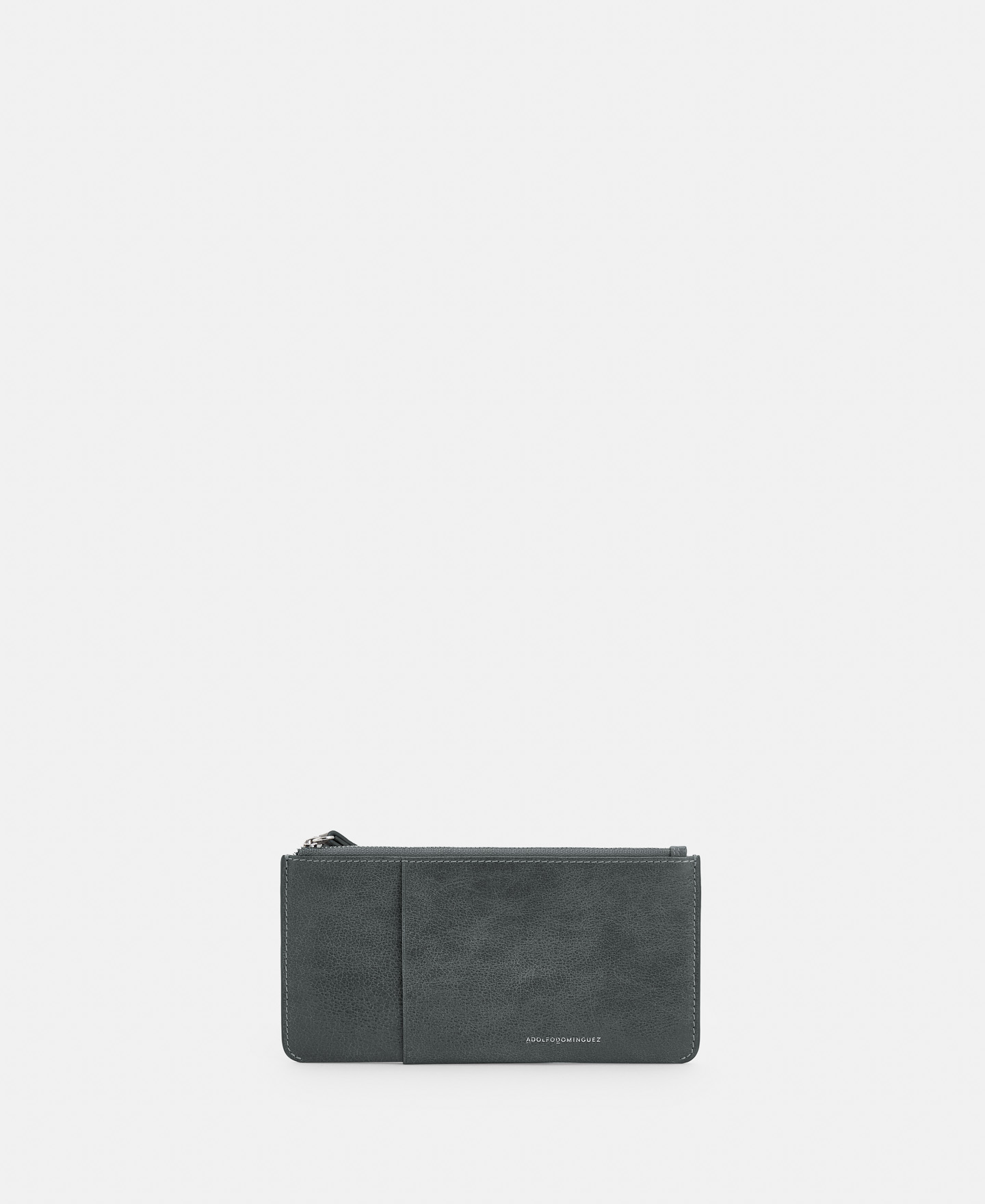 Large card holder in crackle leather image number 0