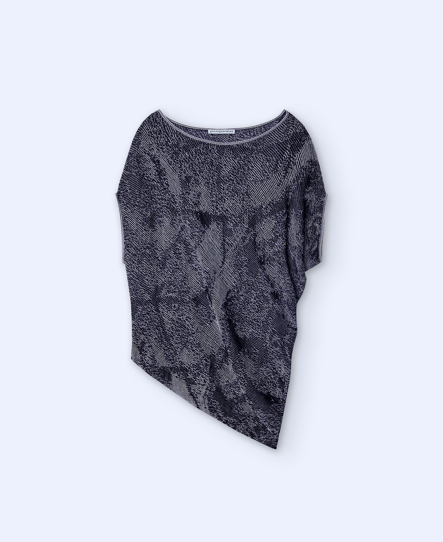 Unstructured jacquard sweater image number 4